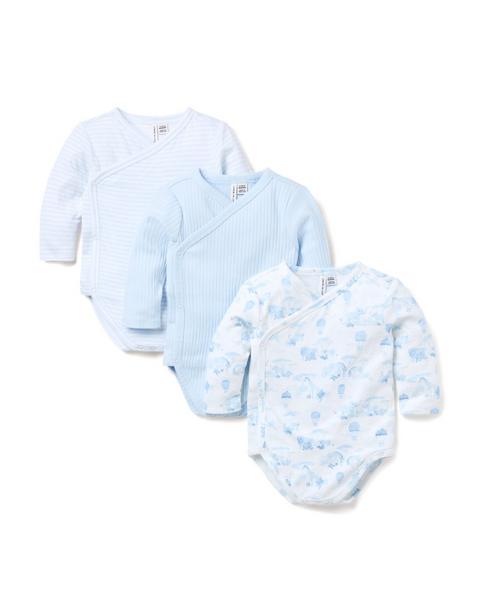 Baby Wrap Bodysuit 3-Pack