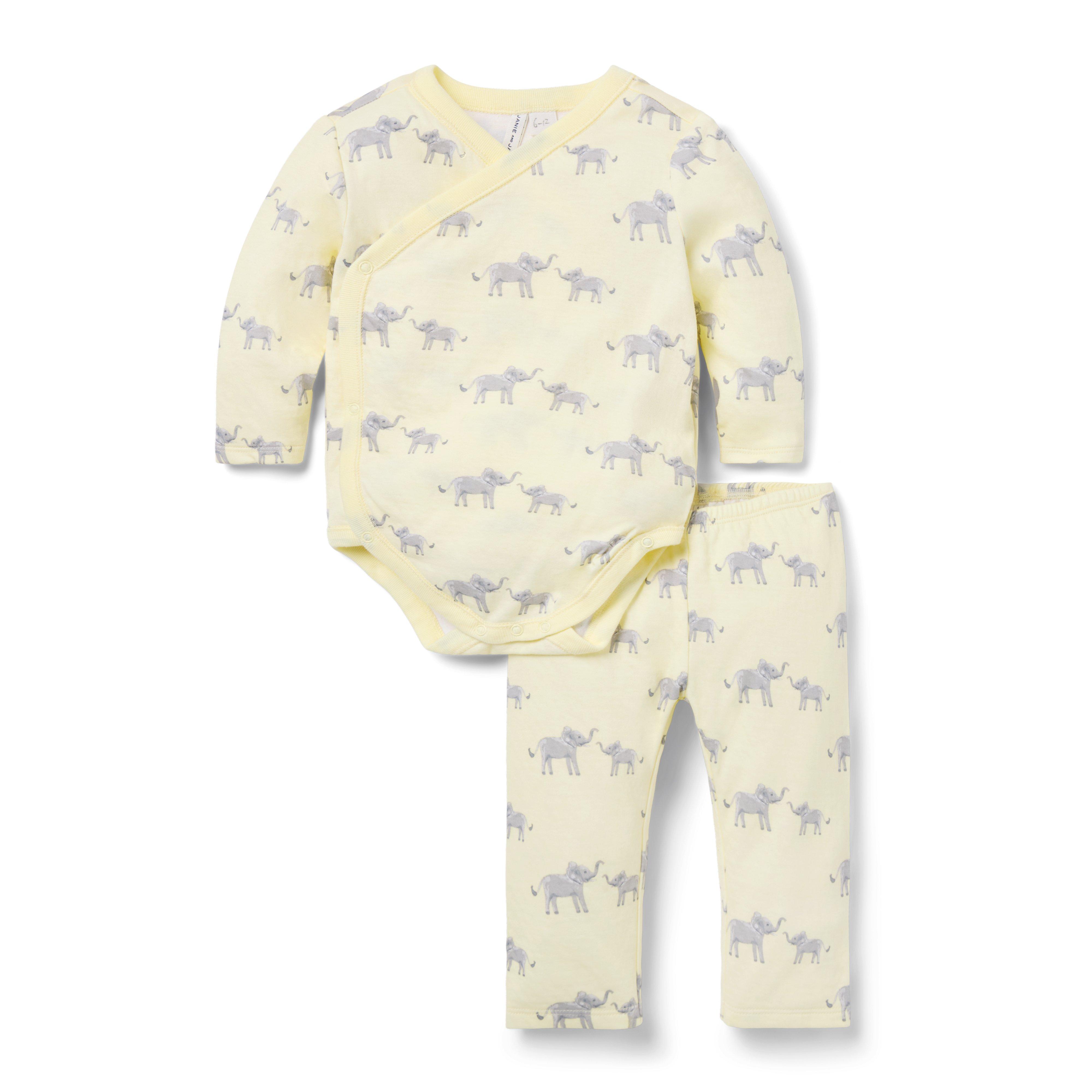 Baby Hot Air Balloon Animals Wrap Matching Set