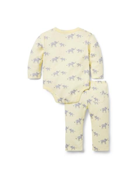 Baby Elephant Wrap Matching Set
