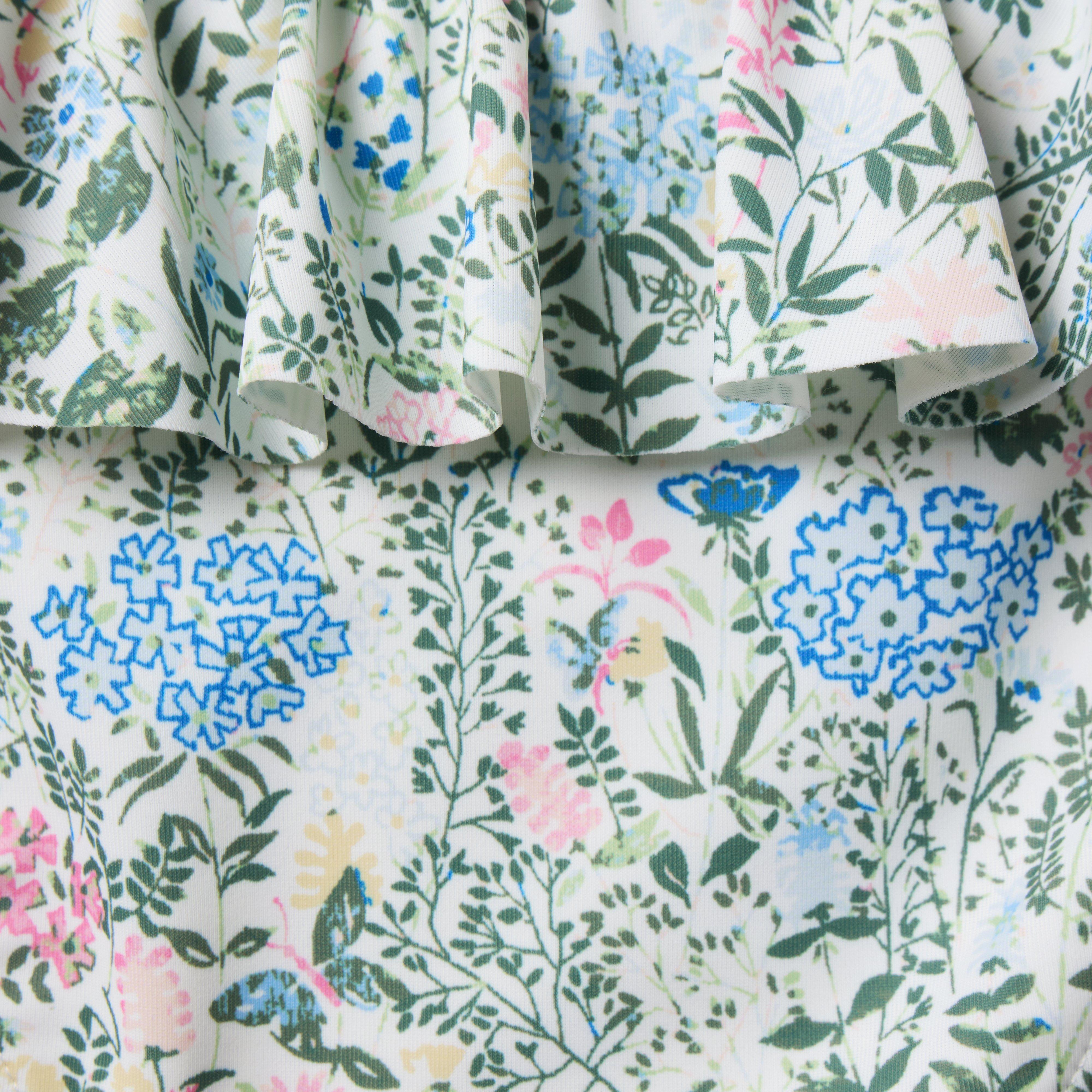 Recycled Floral Ruffle 2-Piece Swimsuit image number 2