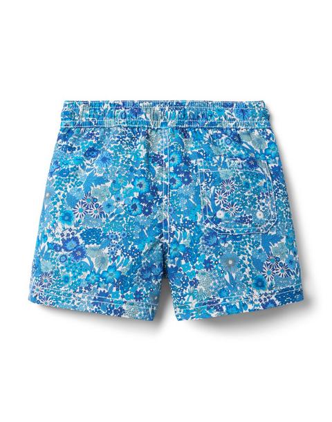 Margaret Annie Recycled Swim Trunk Made With Liberty Fabric
