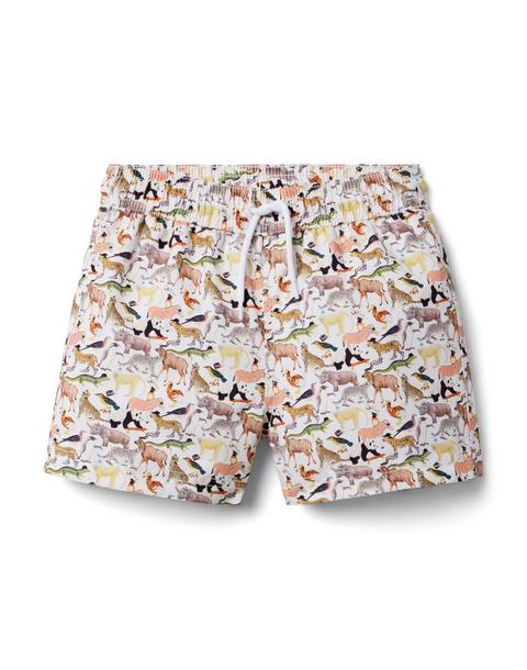 Quey 2 Recycled Swim Trunk Made With Liberty Fabric