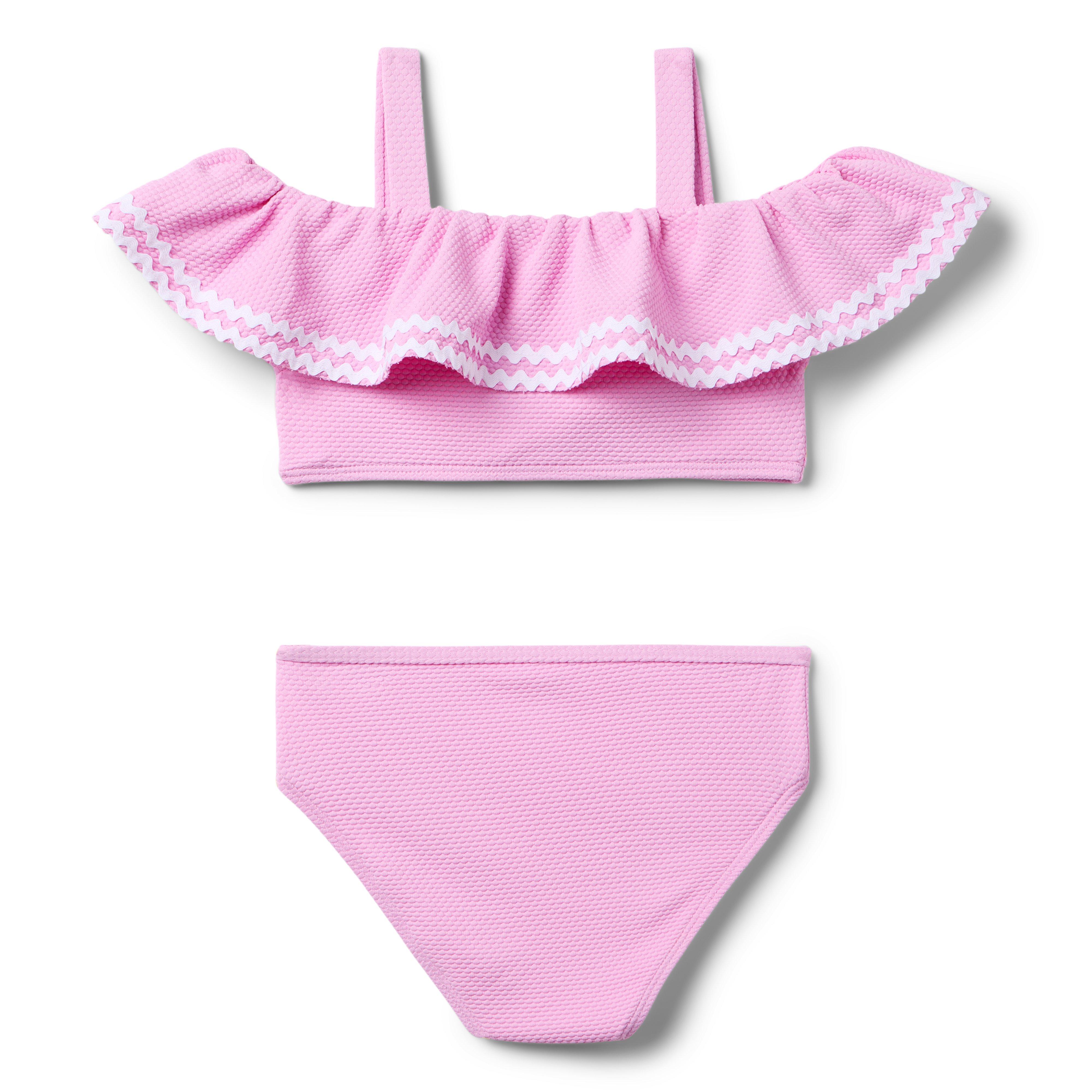 Recycled Ric Rac Ruffle 2-Piece Swimsuit image number 1