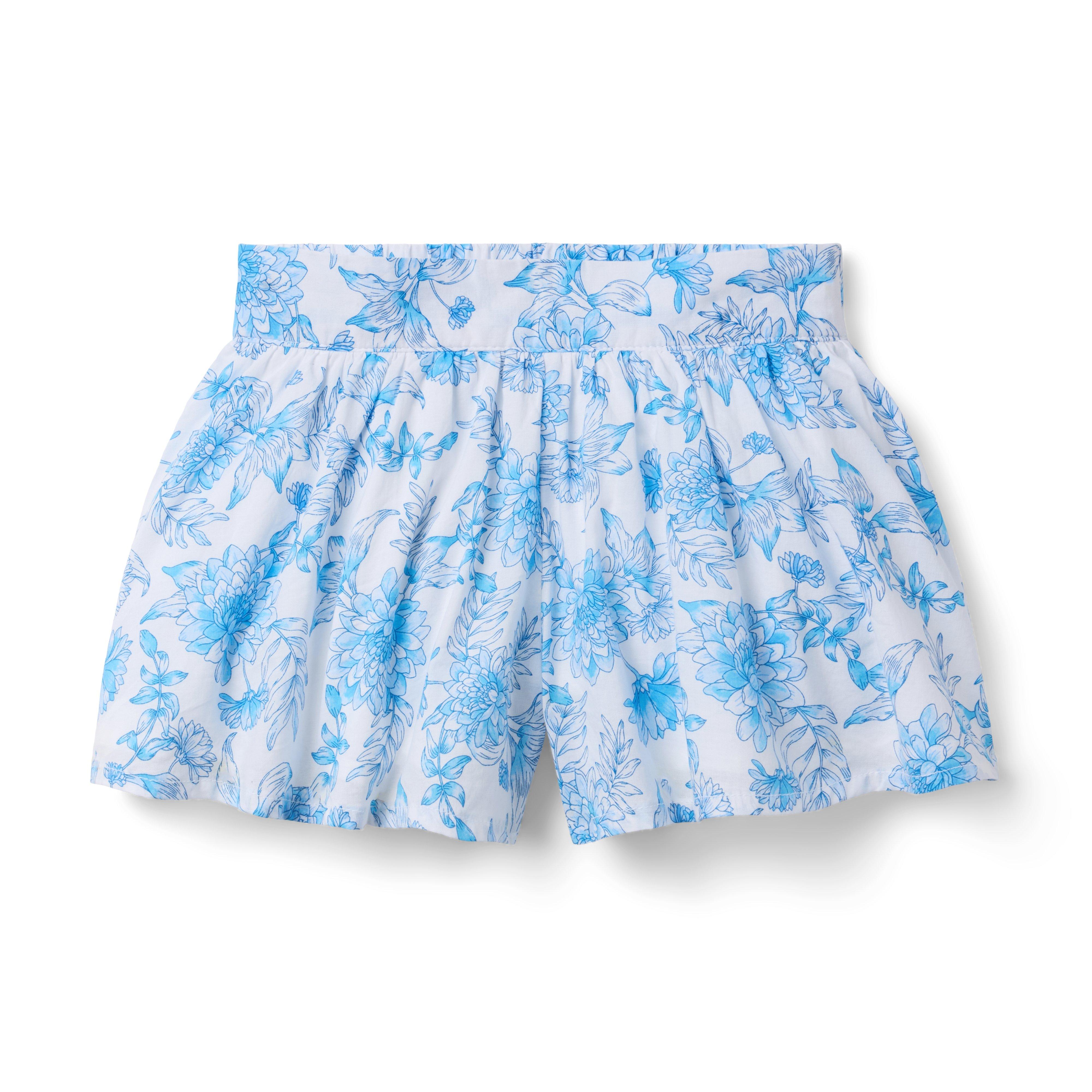 Floral Pleated Short
