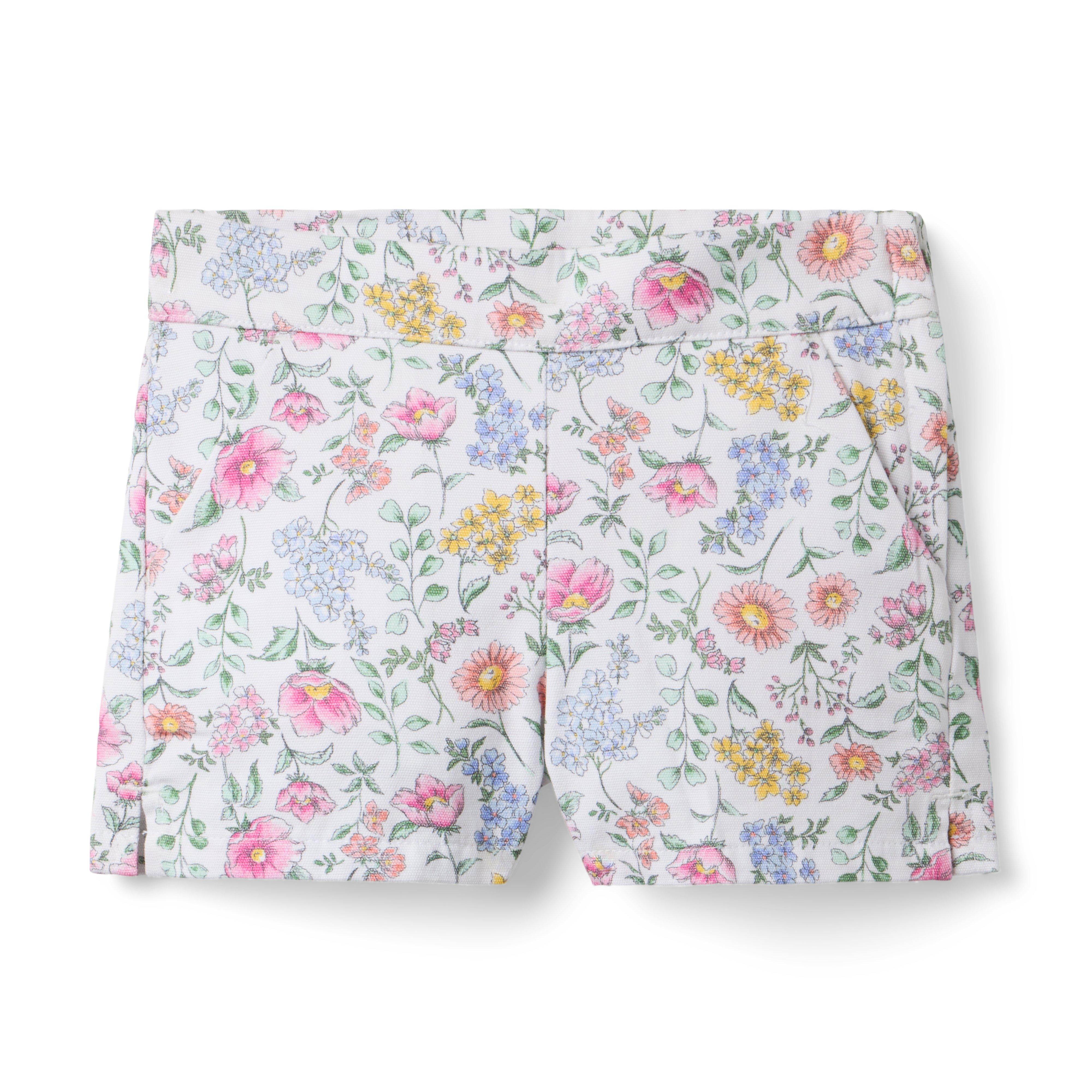 Floral Pleated Short
