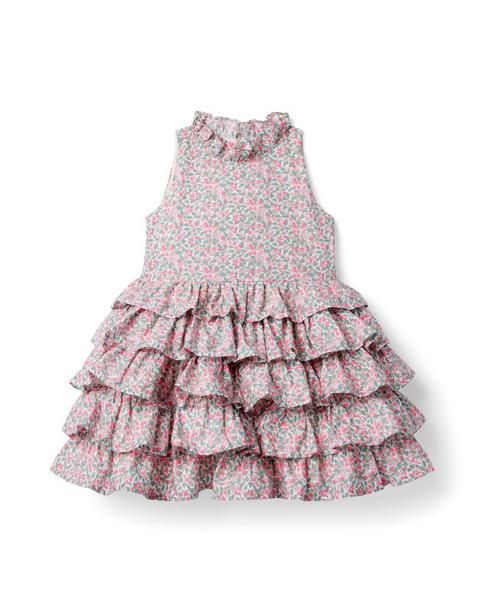Colleen's Orchard Dress Made With Liberty Fabric