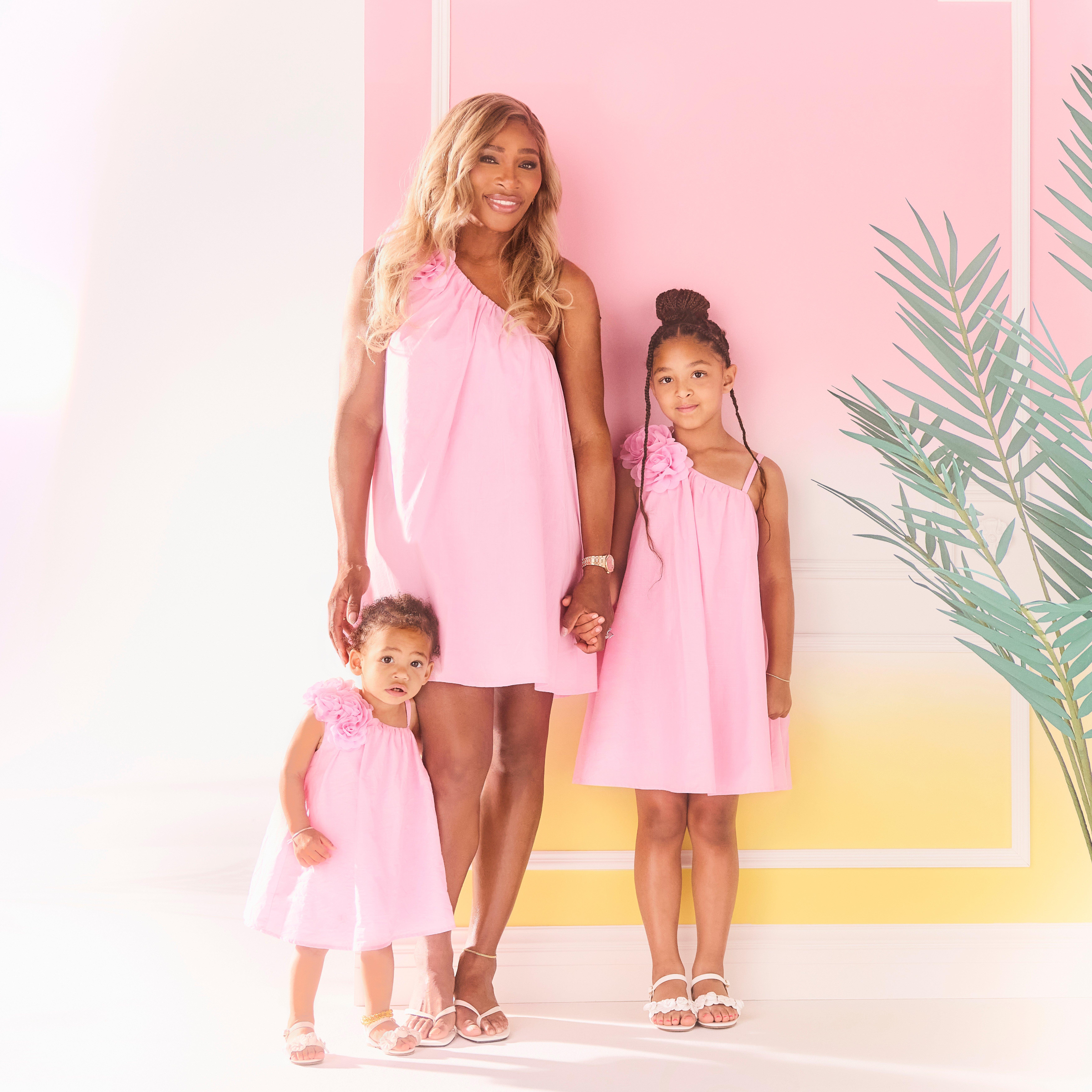 Serena Williams x Janie and Jack Love Pink Matching Dress