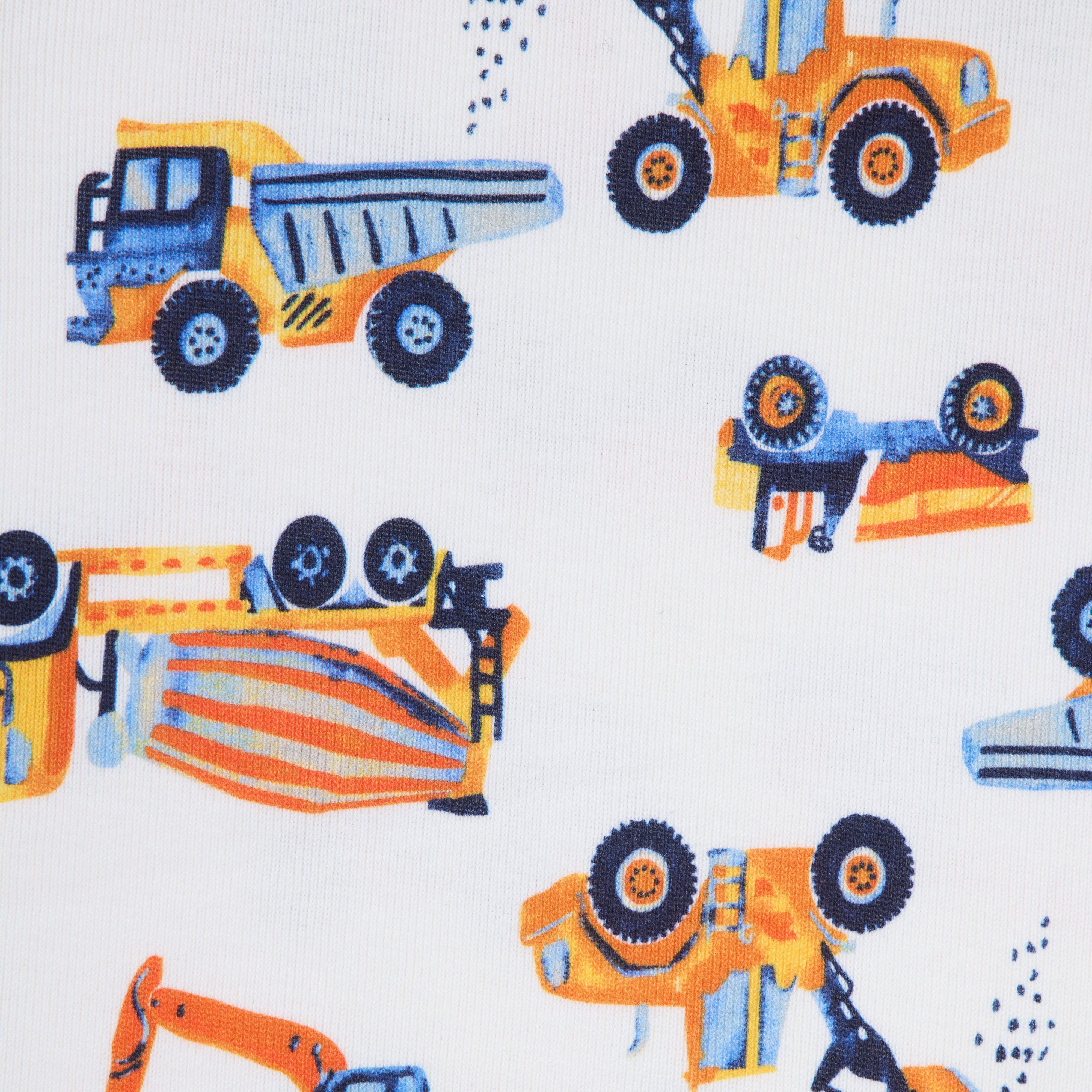 Good Night Pajama In Construction Trucks image number 1