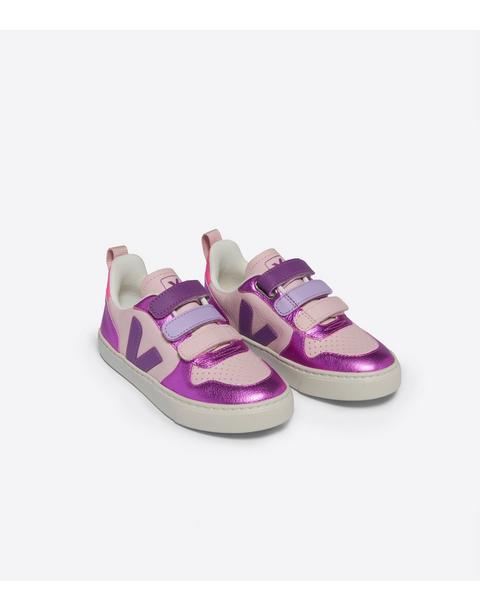 Veja Toddler Metallic V-10 Sneaker