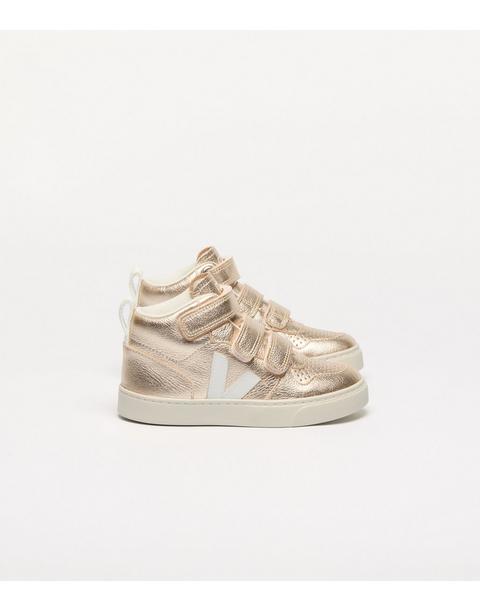 Veja Kid Metallic V-10 Mid Sneaker