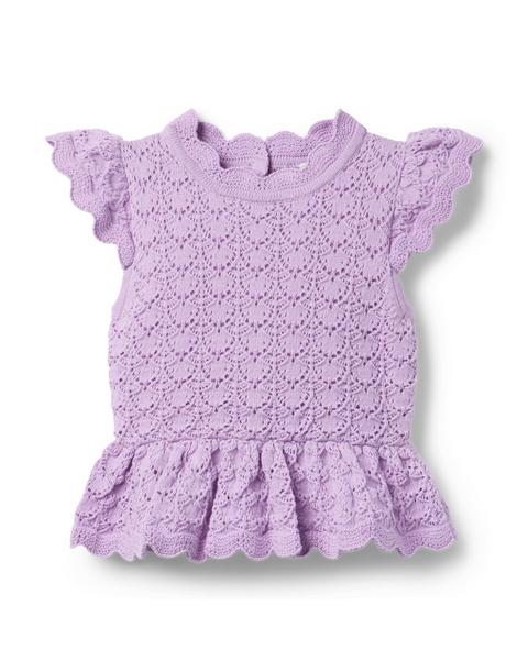 Crochet Peplum Top