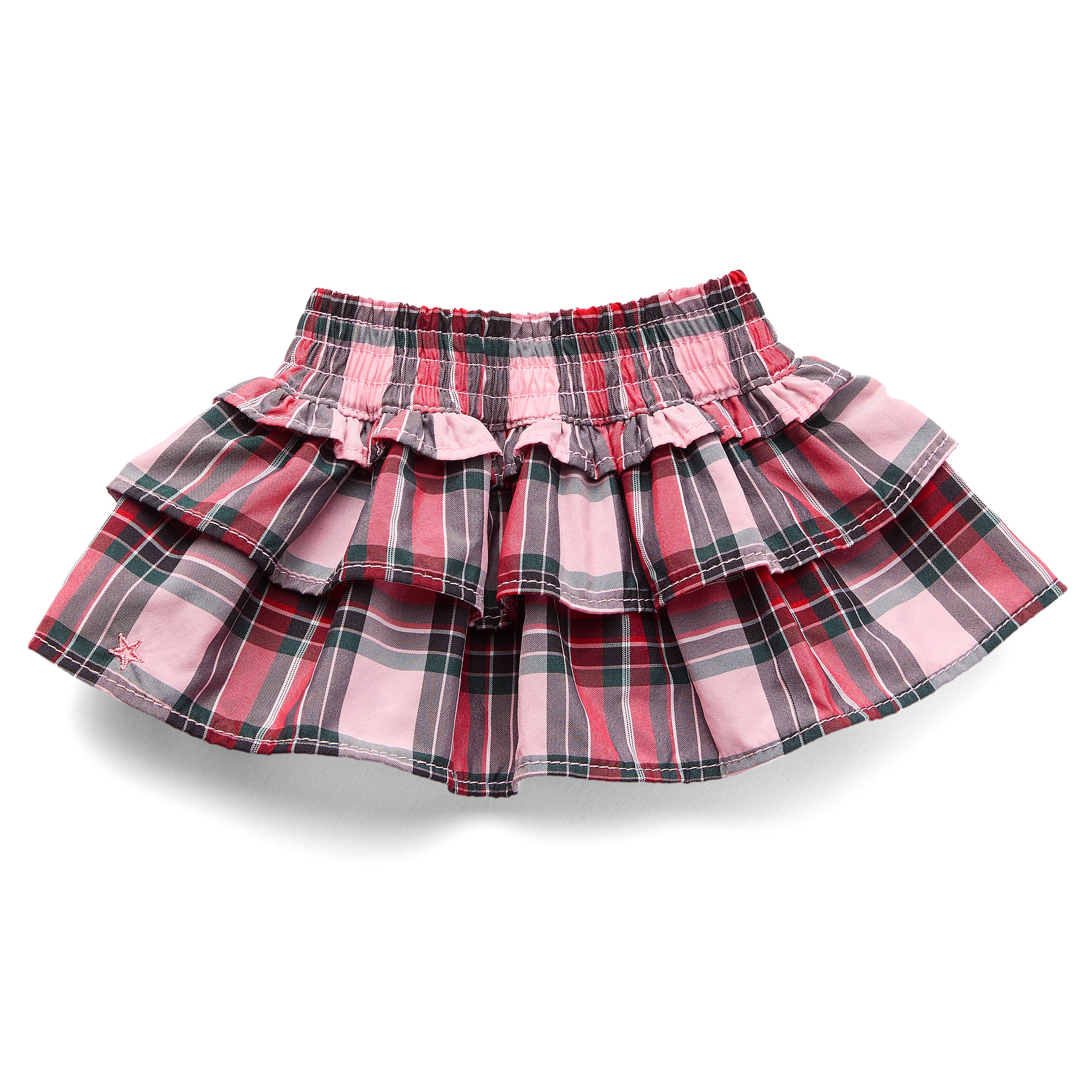 American Girl® x Janie And Jack Holiday Plaid Skirt For Dolls image number 1