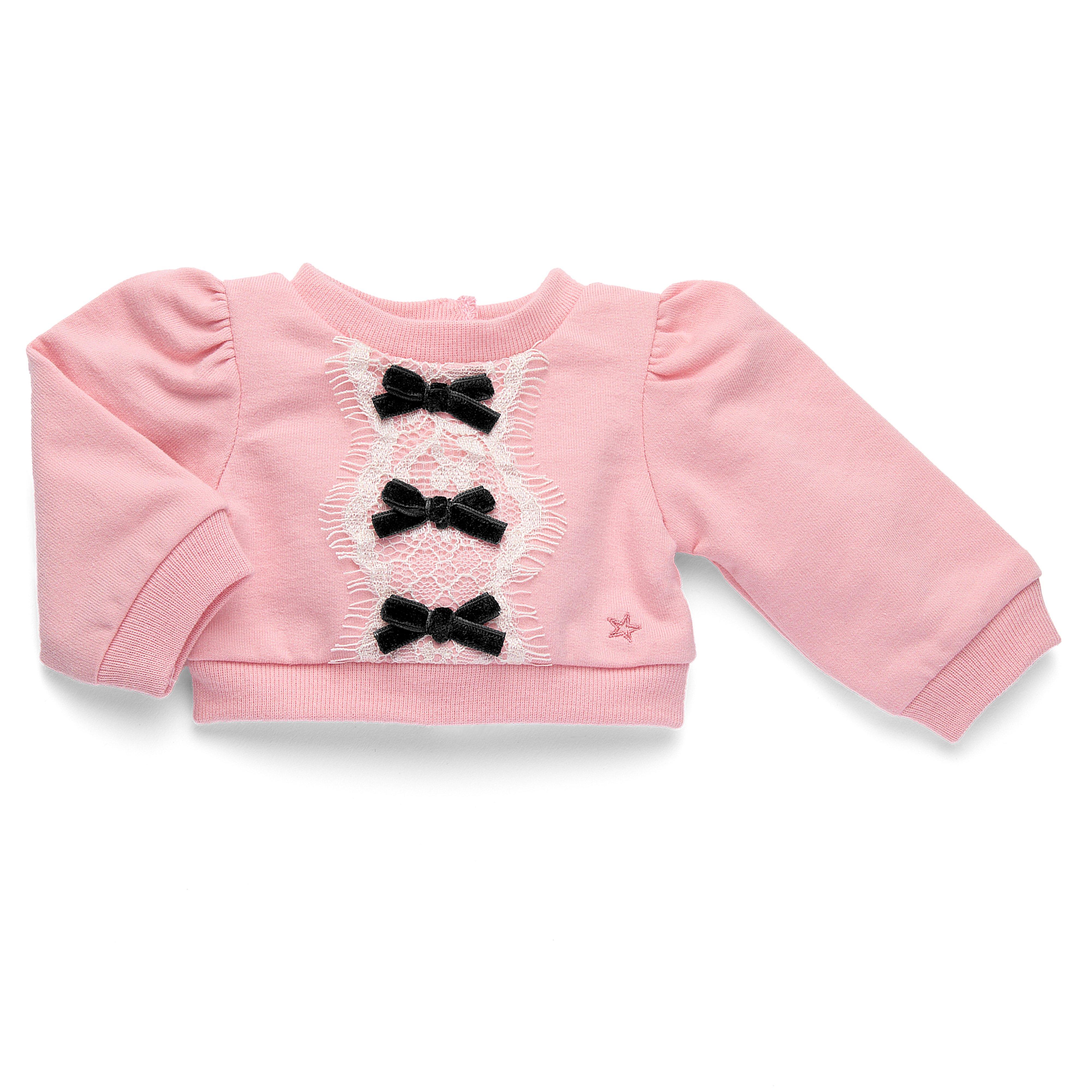American Girl&reg; x Janie And Jack Wrapped in Bows Sweatshirt For Dolls image number 0