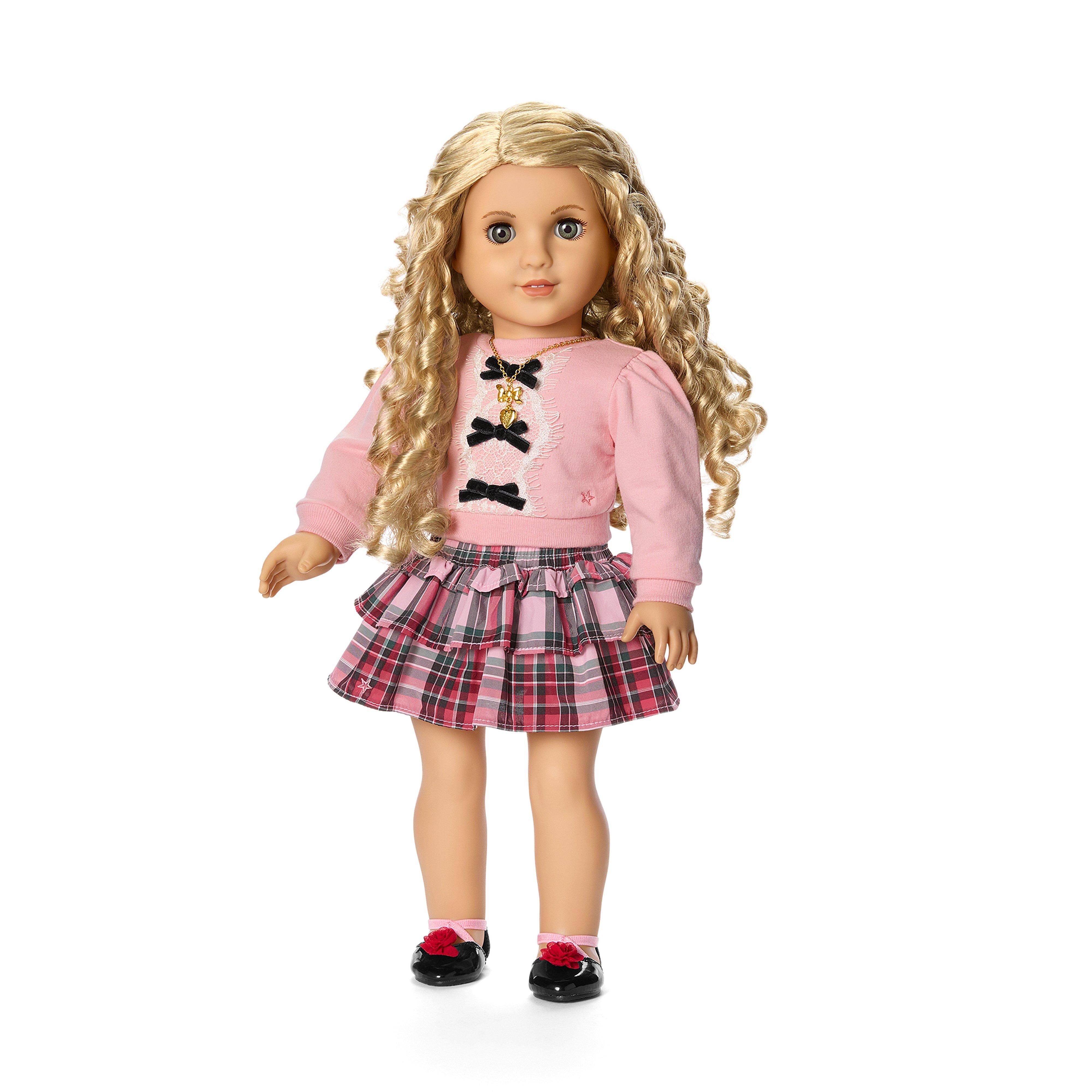 American Girl&reg; x Janie And Jack Wrapped in Bows Sweatshirt For Dolls image number 1