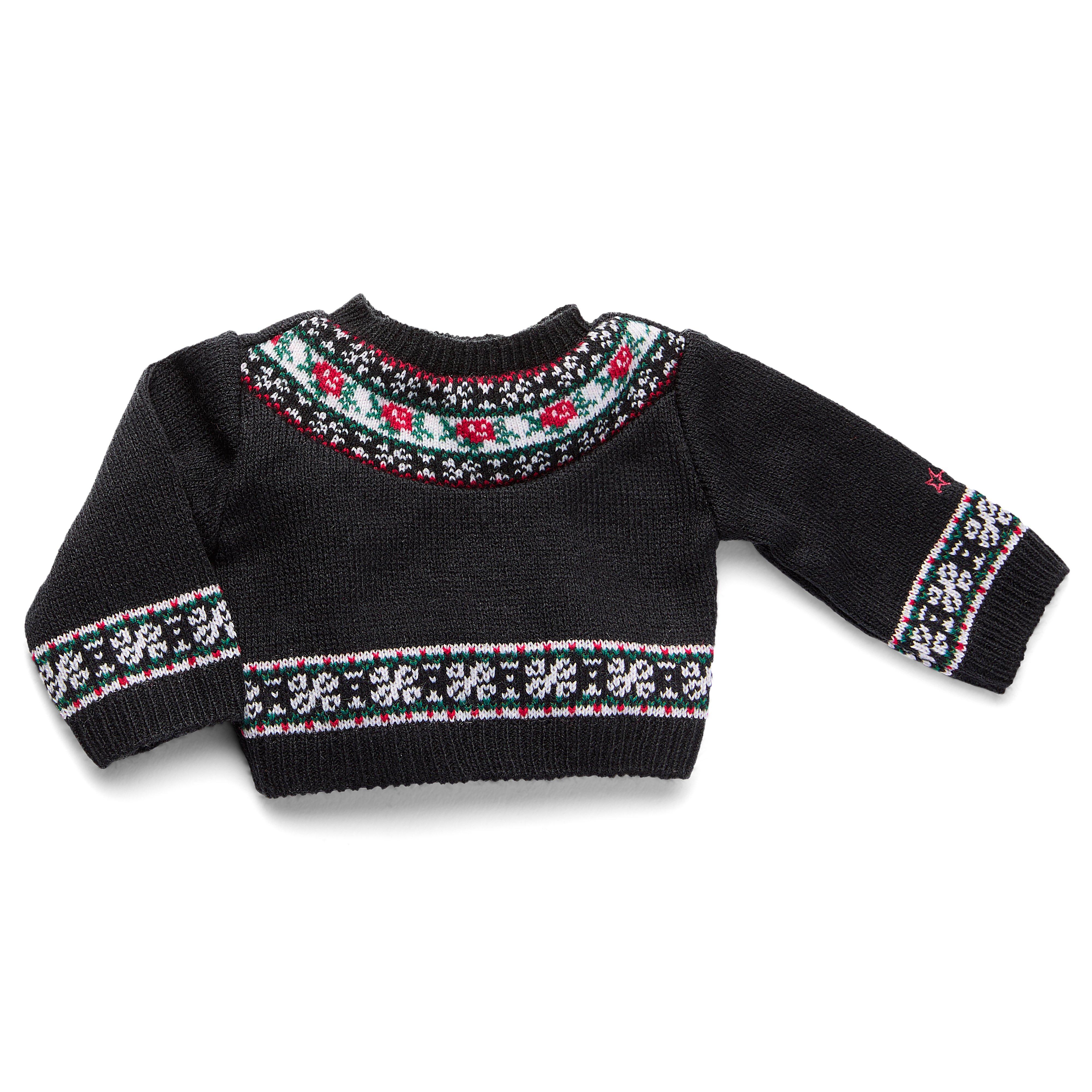 American Girl® x Janie And Jack Rose Fair Isle Sweater For Dolls image number 1