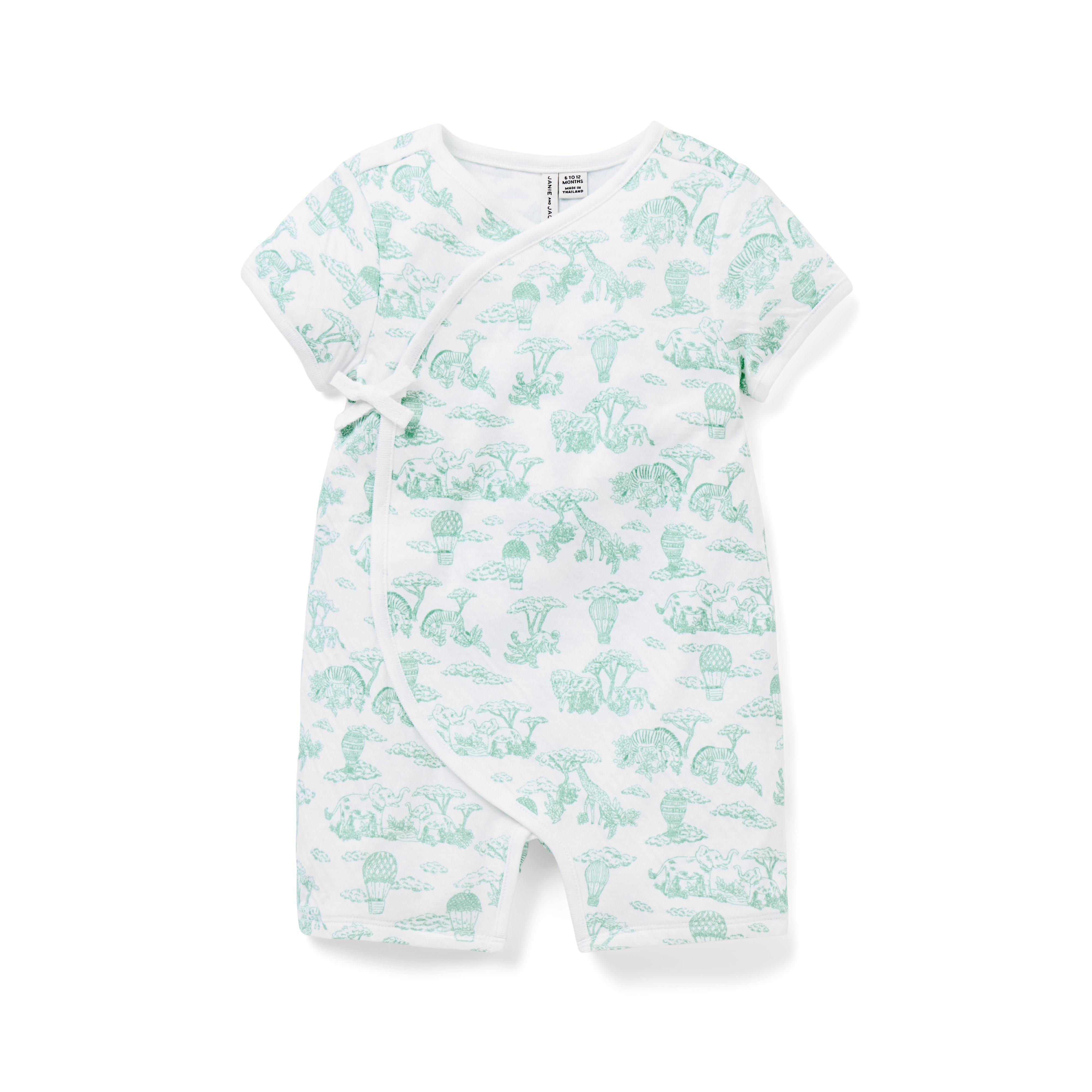 Baby Embroidered Bunny One-Piece
