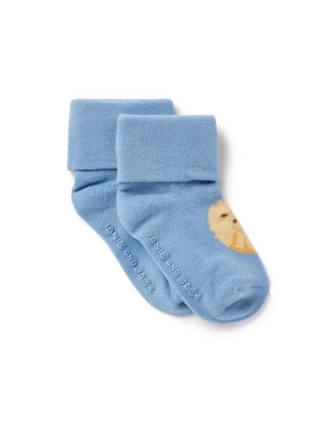 Baby Lion Foldover Sock