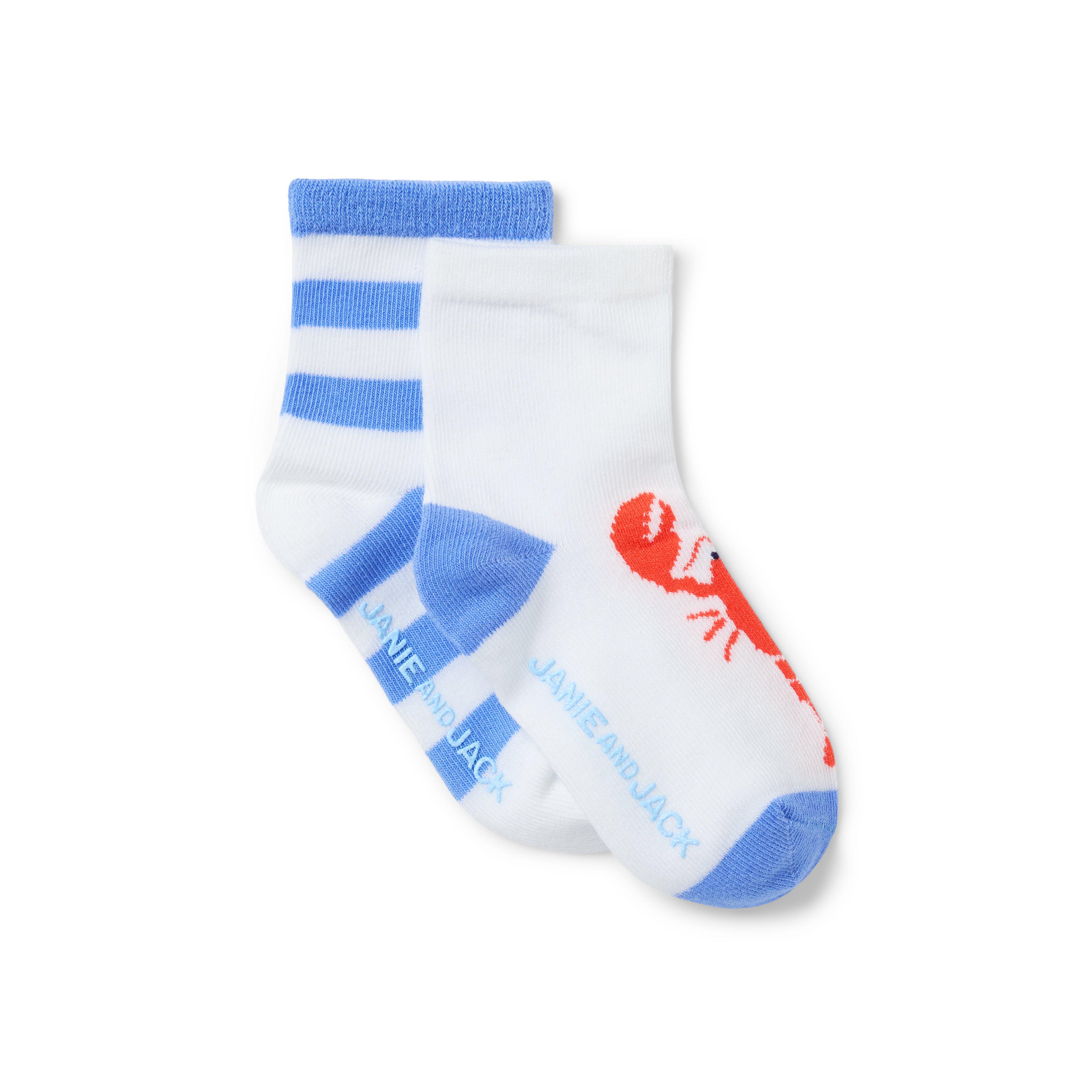 Baby Lobster And Stripe Sock 2-Pack