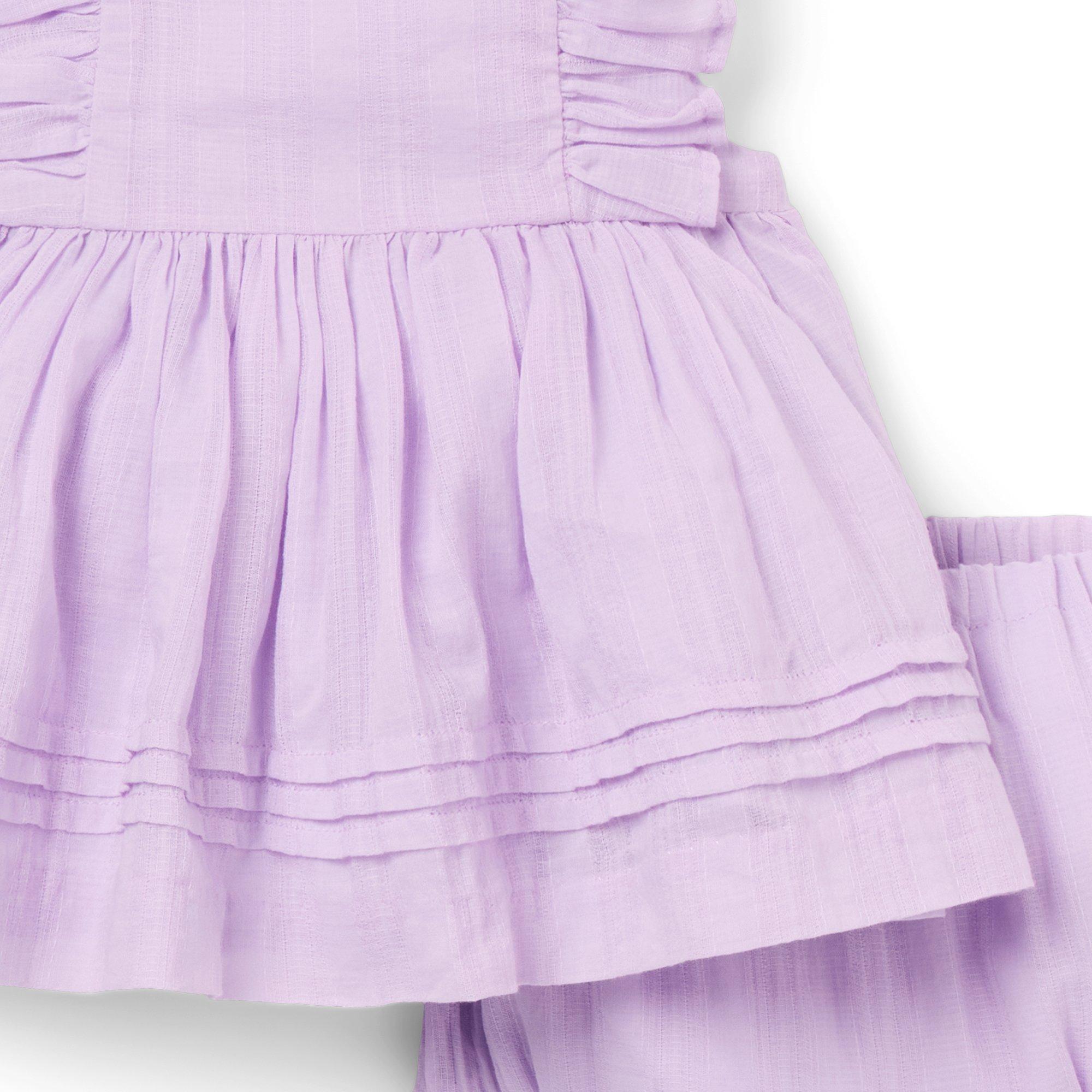 Baby Ruffle Pintuck Matching Set image number 2