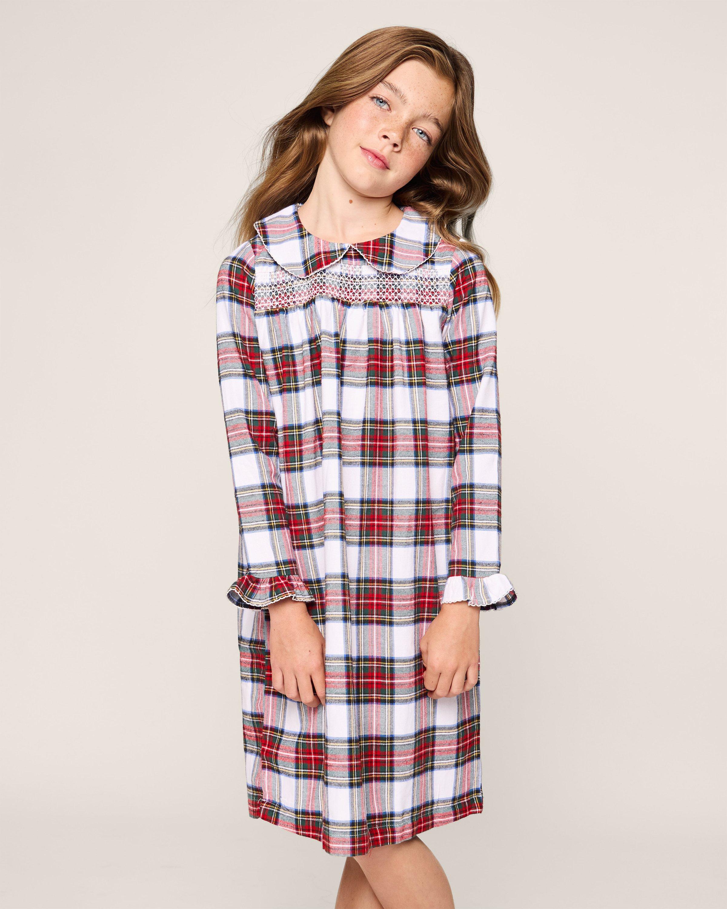 Petite Plume Balmoral Tartan Eloise Nightgown image number 2