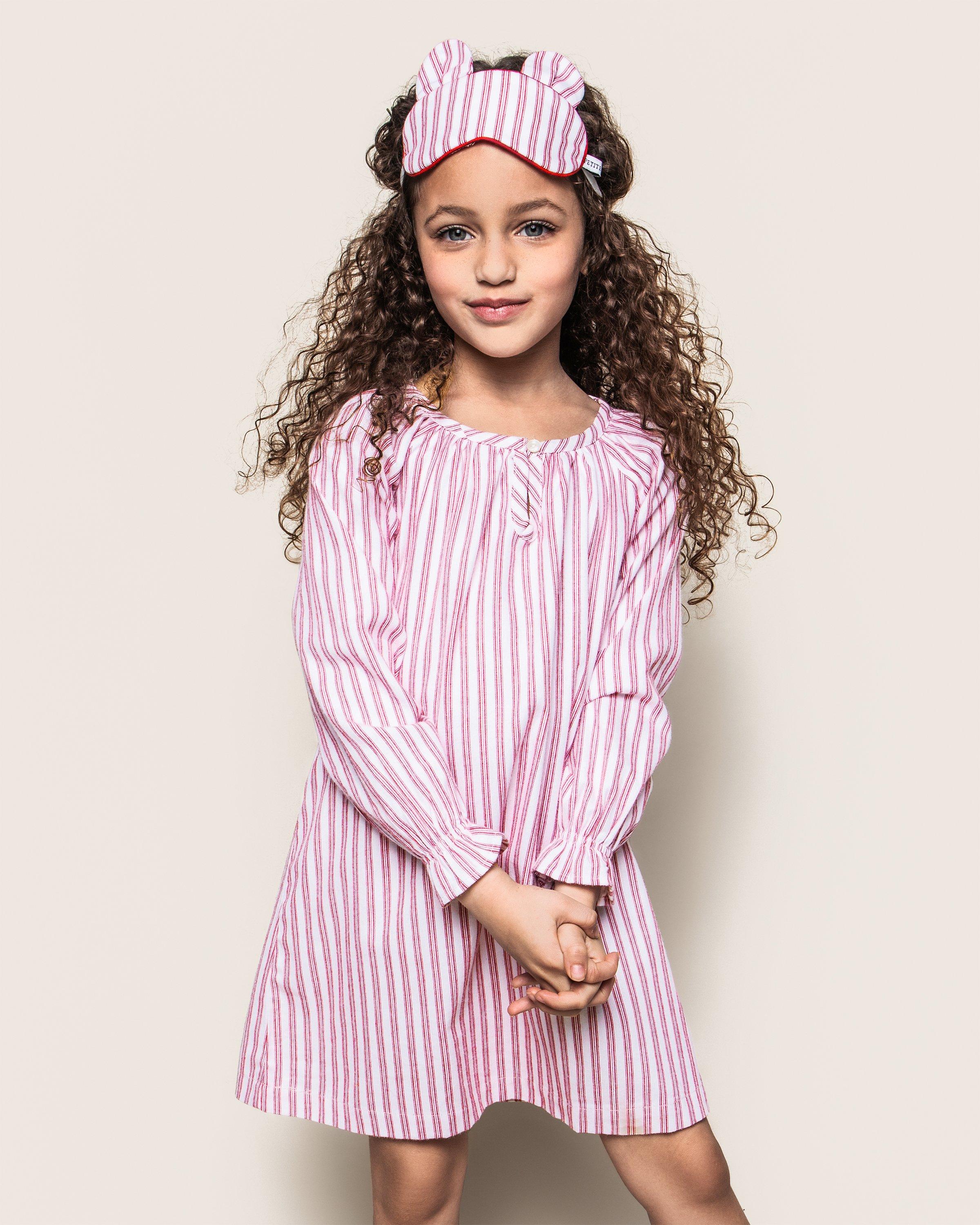 Petite Plume Ticking Delphine Nightgown   image number 2
