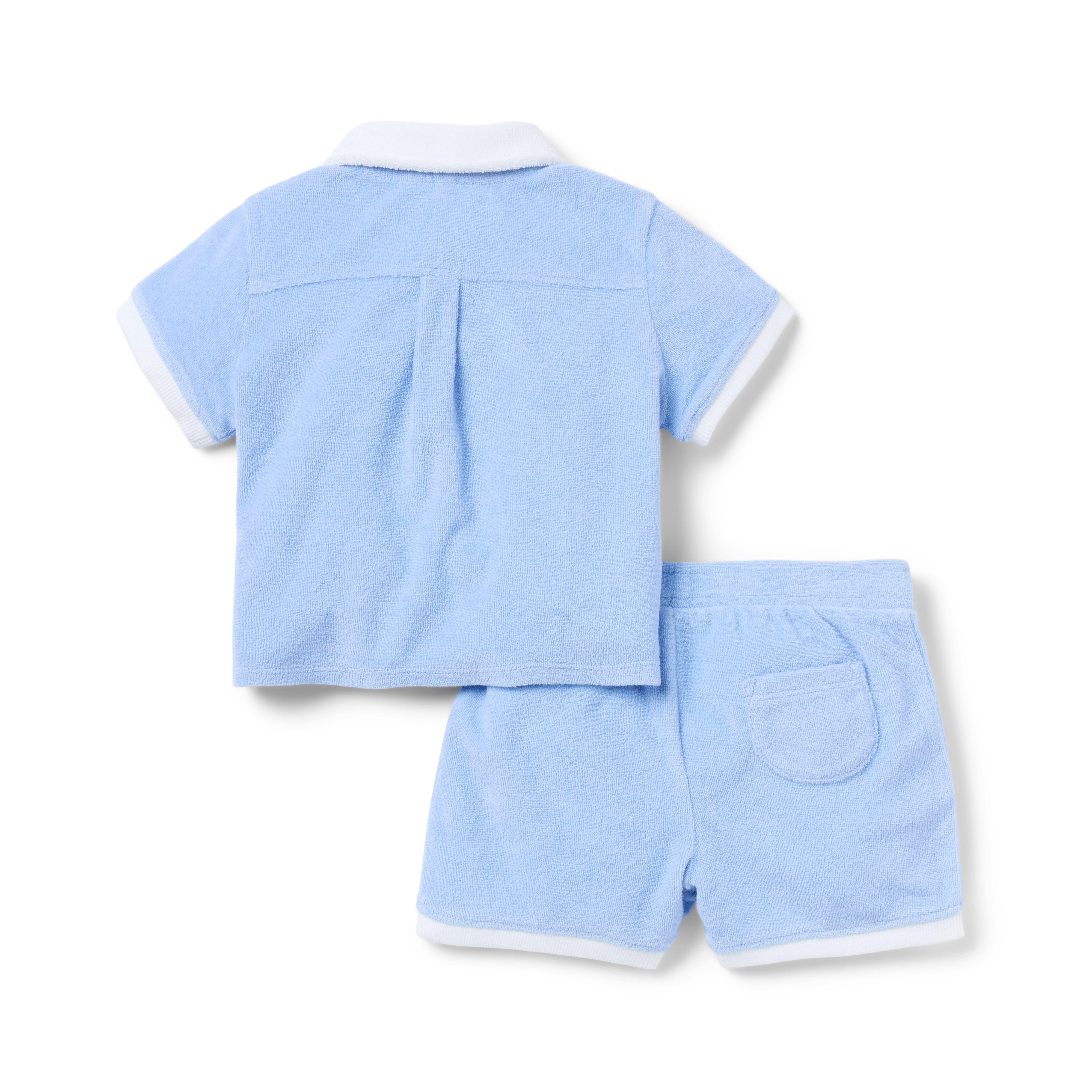 Baby Whale Terry Matching Set image number 1