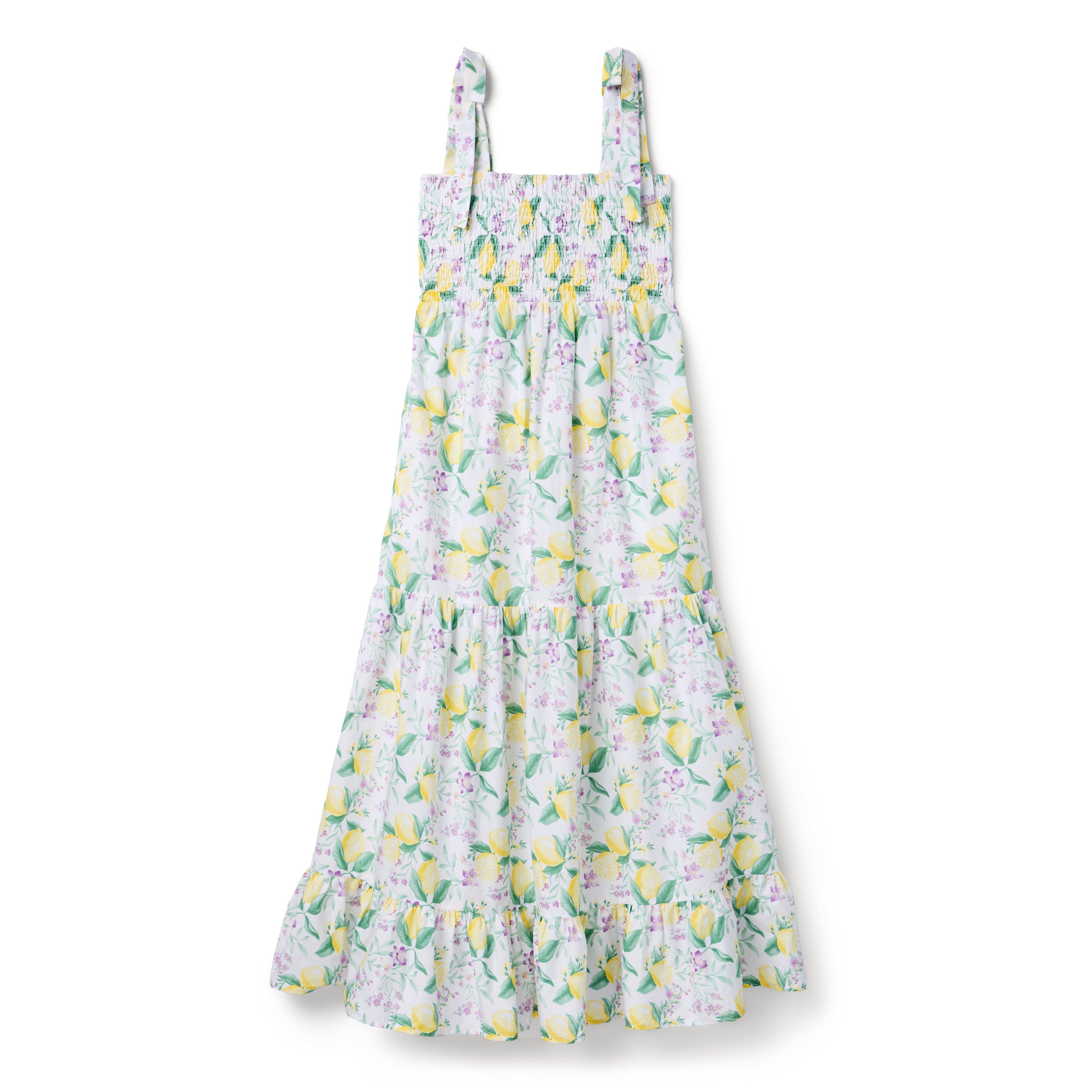Women's Lemon Floral Dress