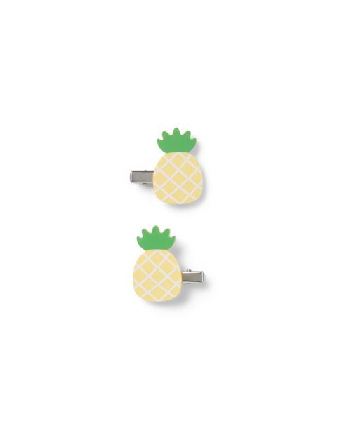 Pineapple Barrette Set