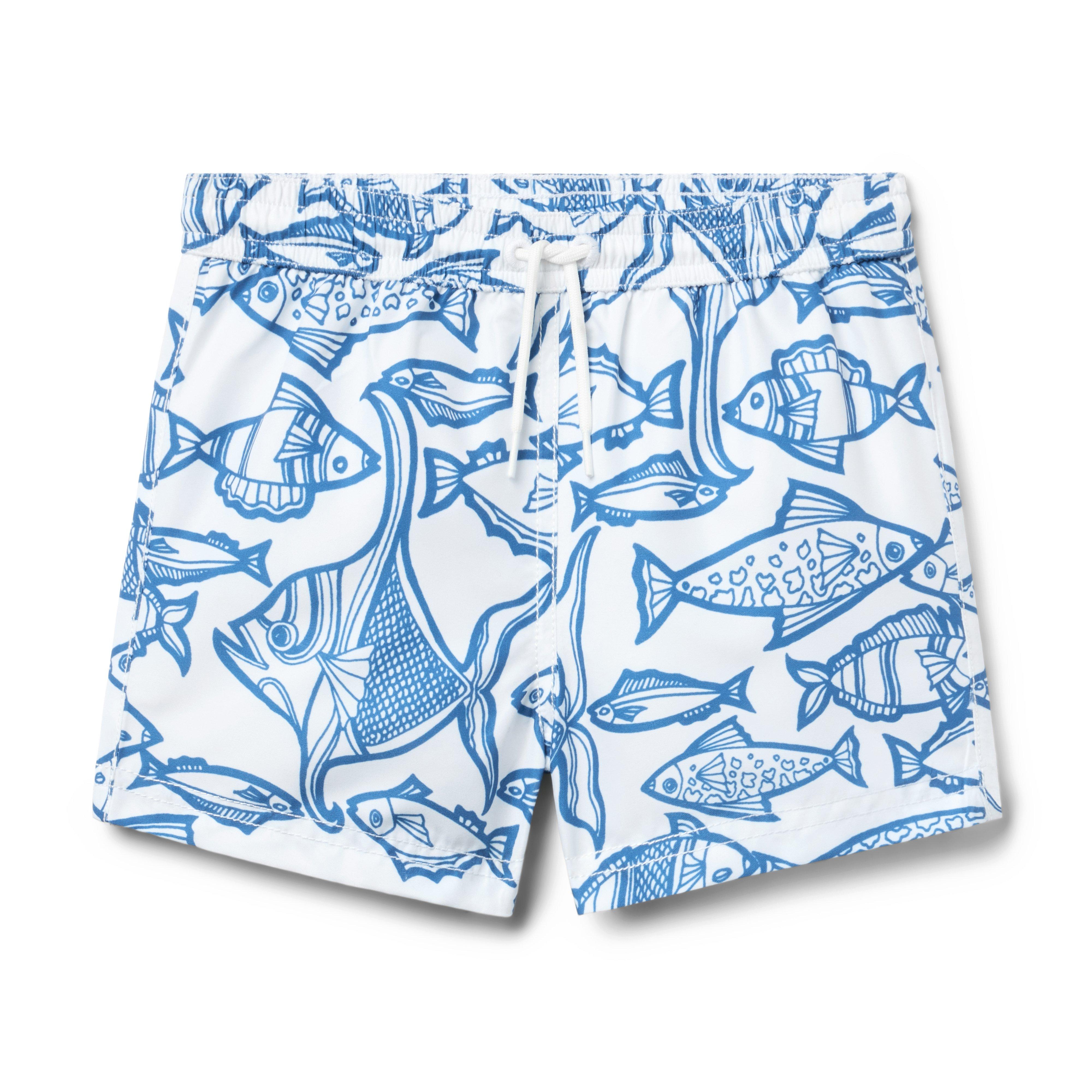 Recycled Fish Swim Trunk image number 0