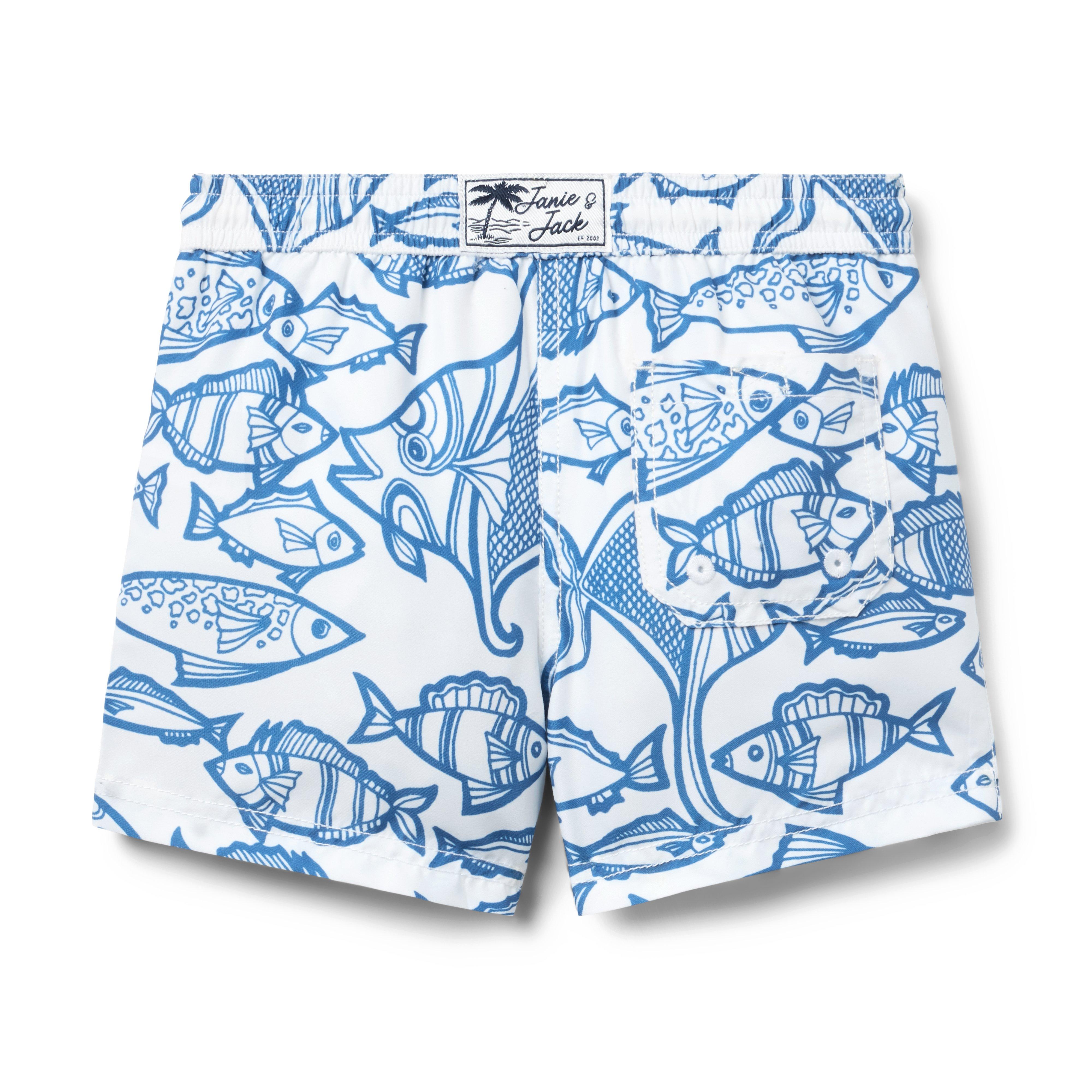 Recycled Fish Swim Trunk image number 1