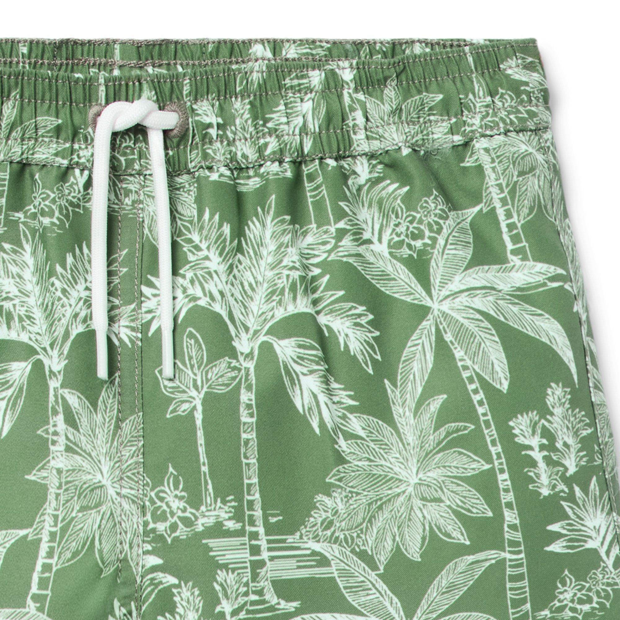 Recycled Palm Swim Trunk image number 2