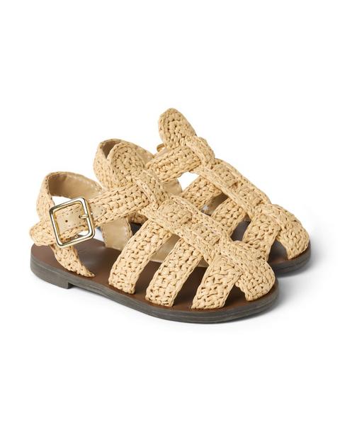 Straw Fisherman Sandal