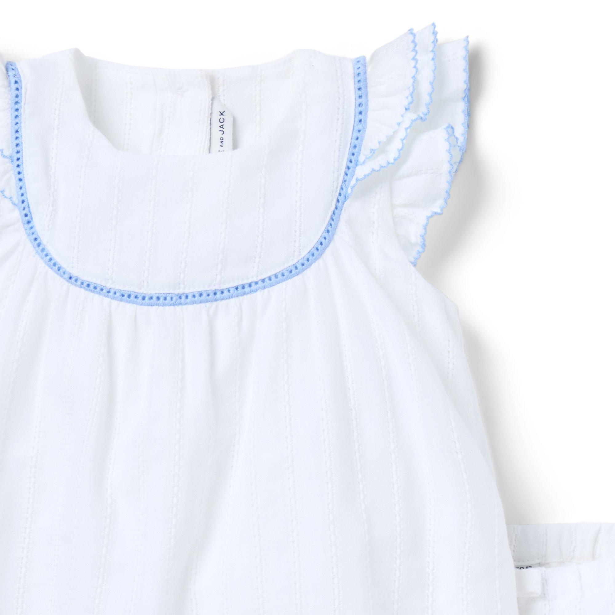 Baby Textured Ruffle Matching Set image number 2