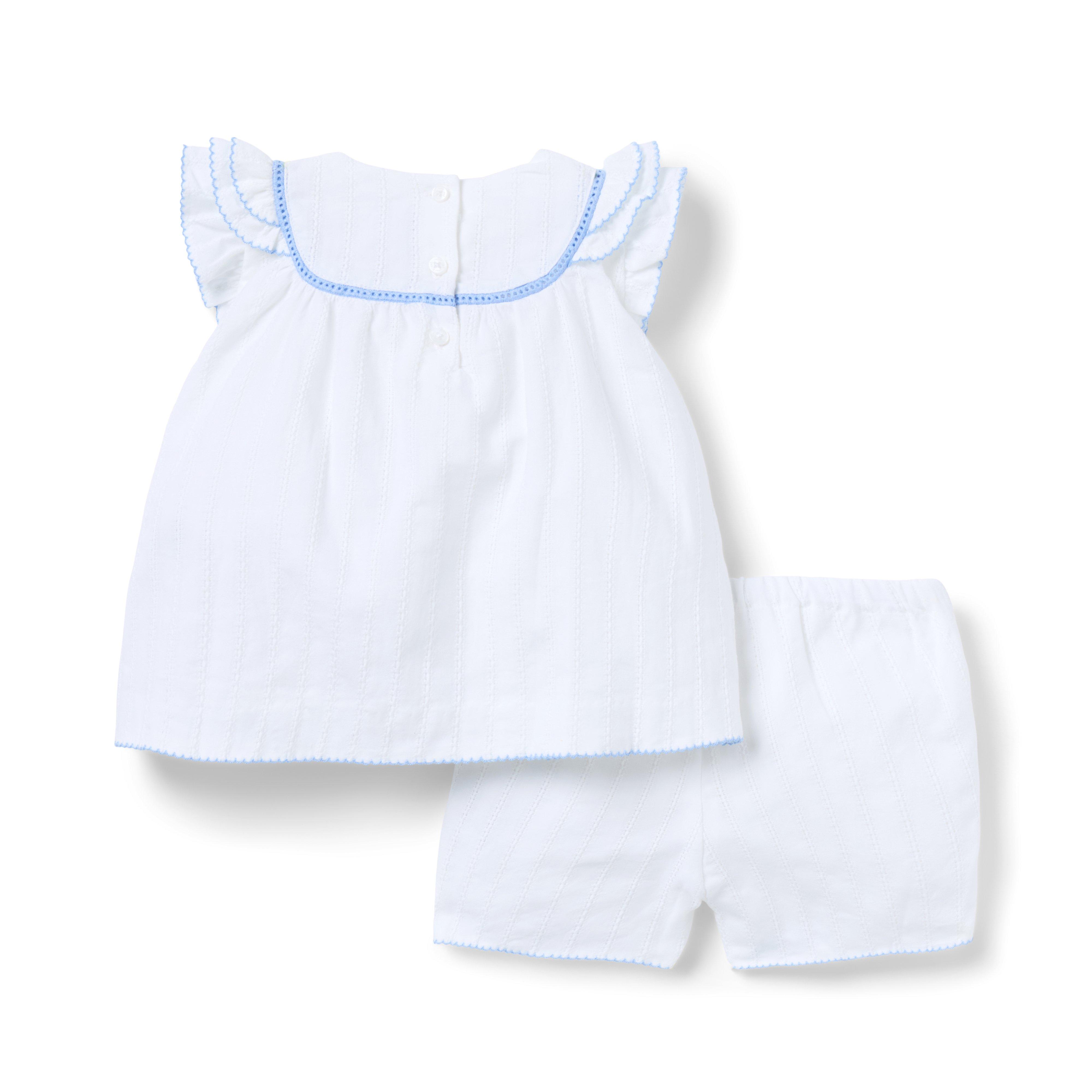 Baby Textured Ruffle Matching Set image number 1