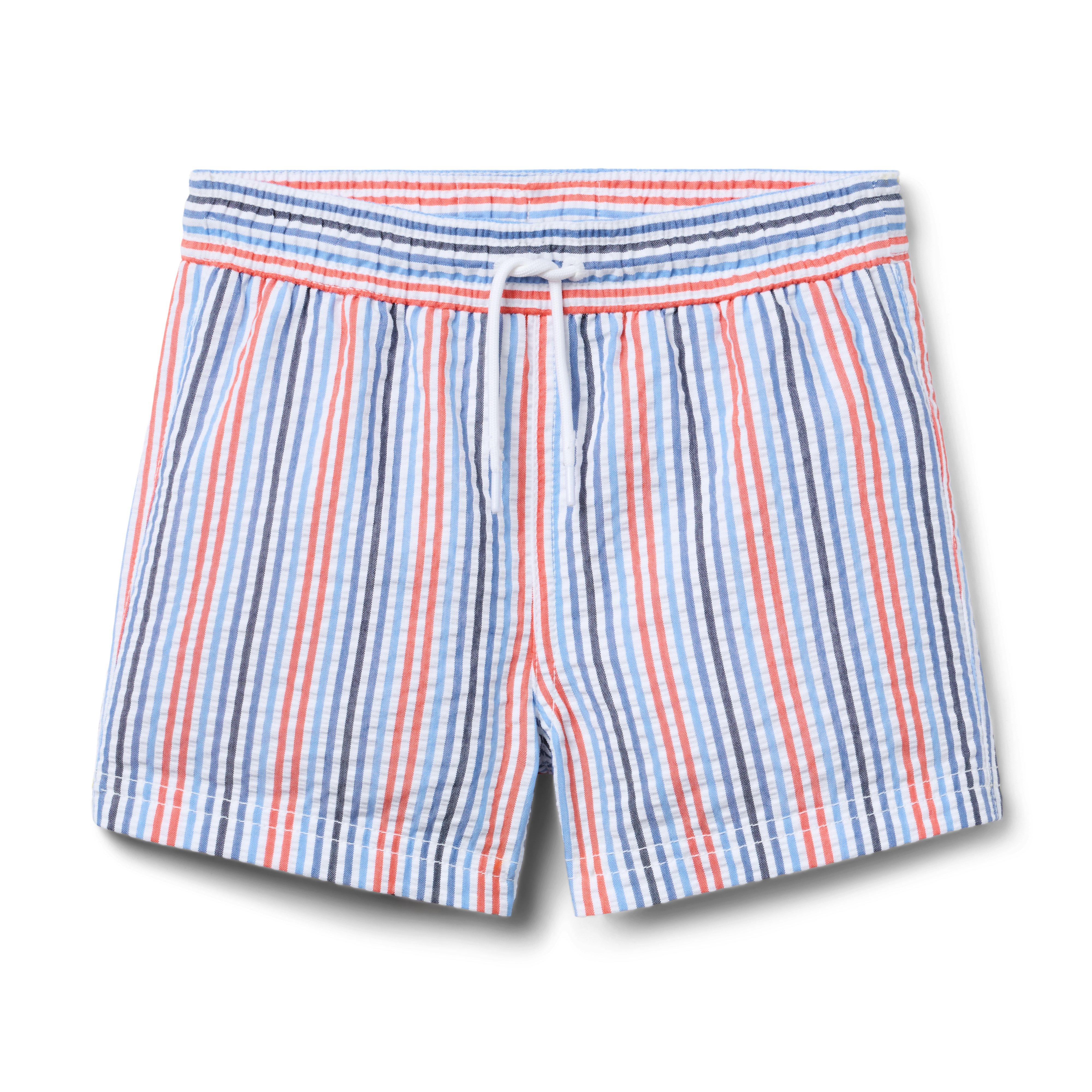 Recycled Striped Swim Trunk