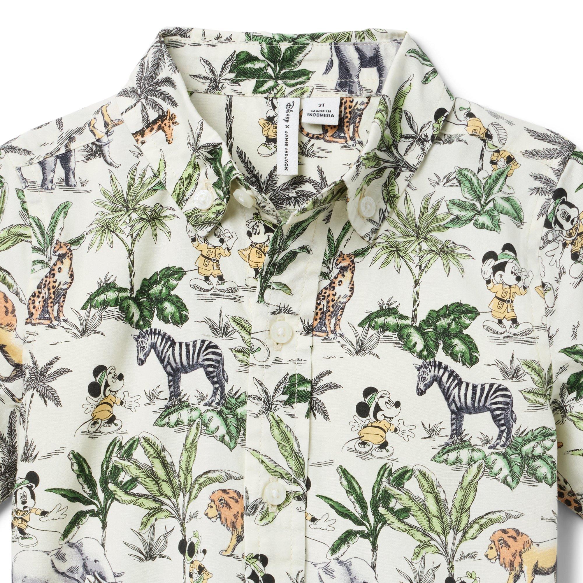 Disney Mickey Mouse Safari Poplin Shirt image number 1