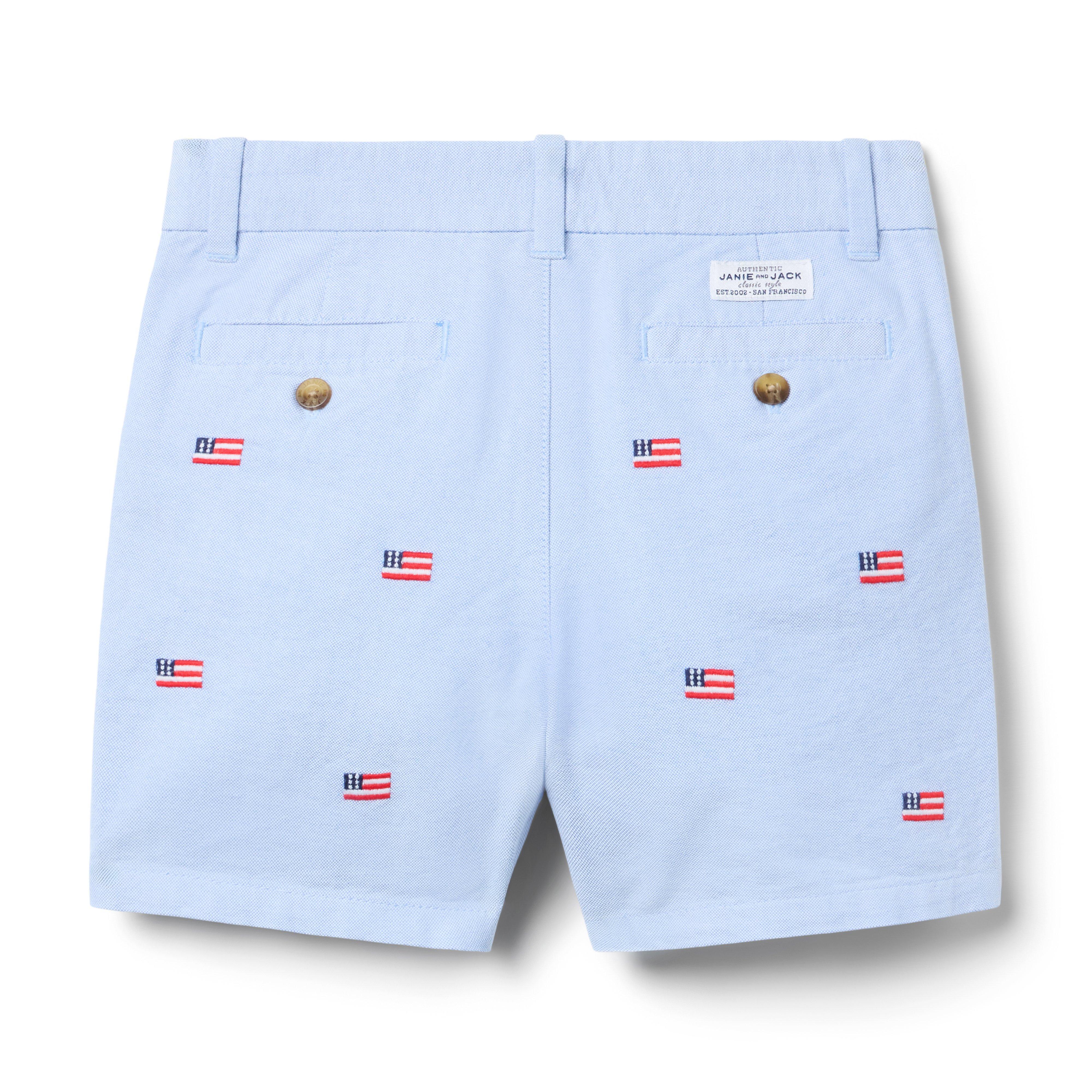Embroidered Flag Oxford Short image number 1