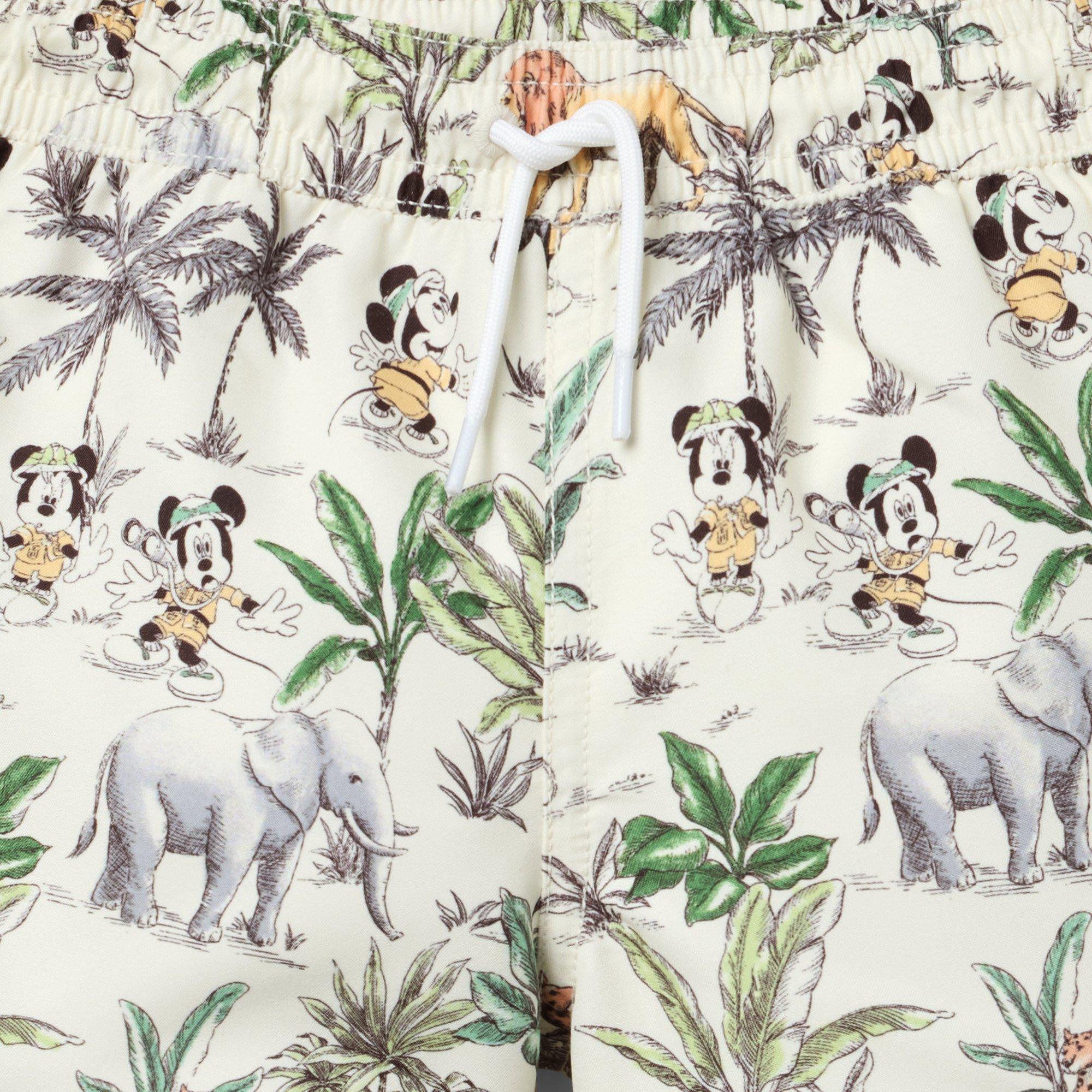 Disney Mickey Mouse Recycled Safari Swim Trunk image number 2
