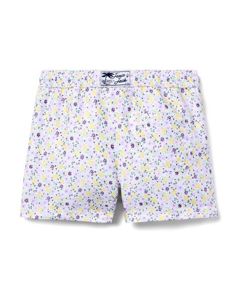 Recycled Ditsy Floral Swim Trunk