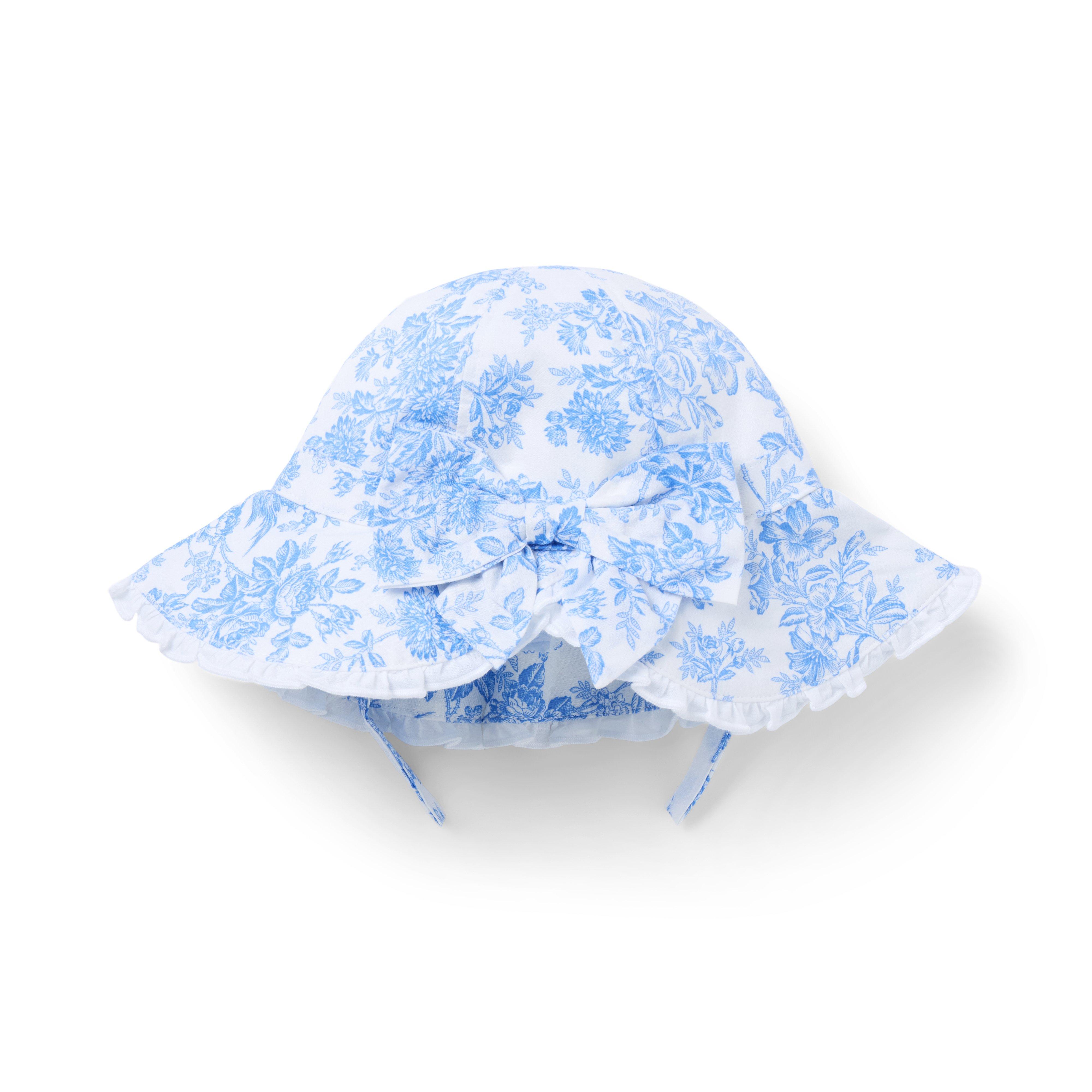 Baby Gingham Ruffle Sun Hat