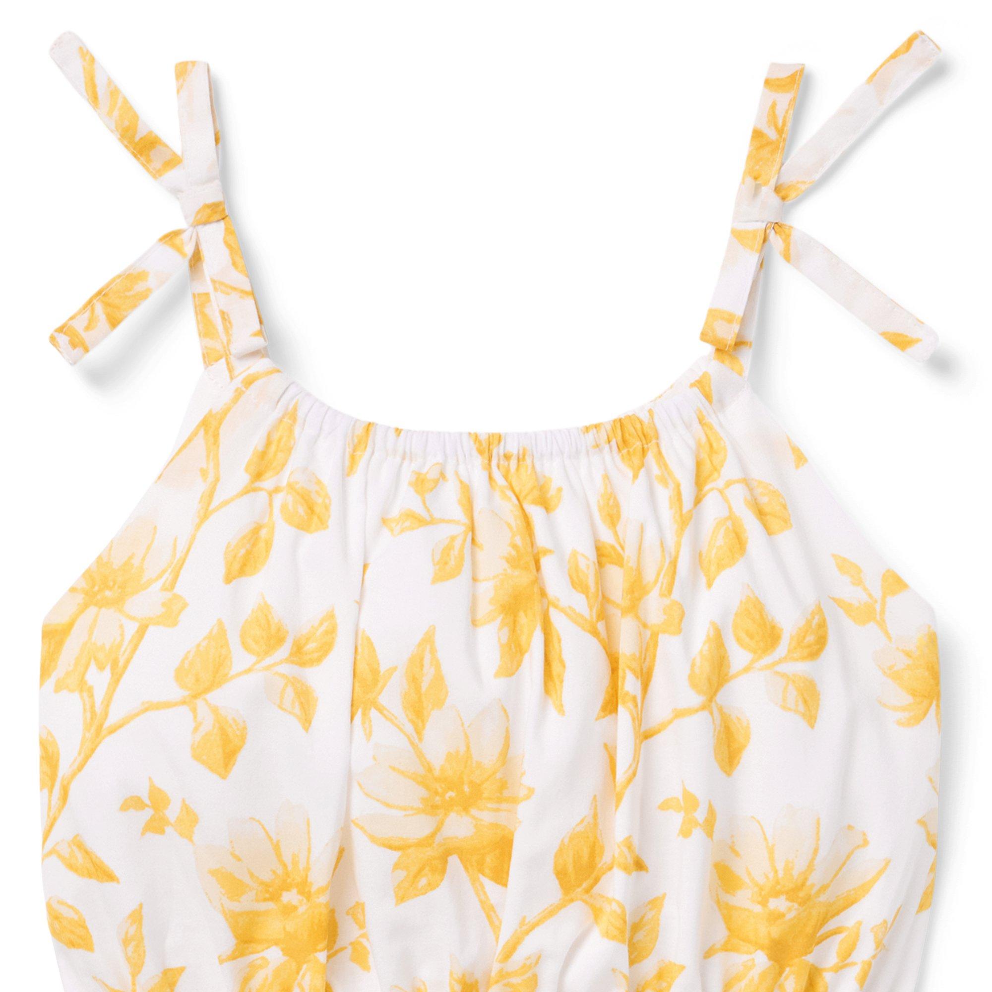 Floral Ruffle Romper image number 3