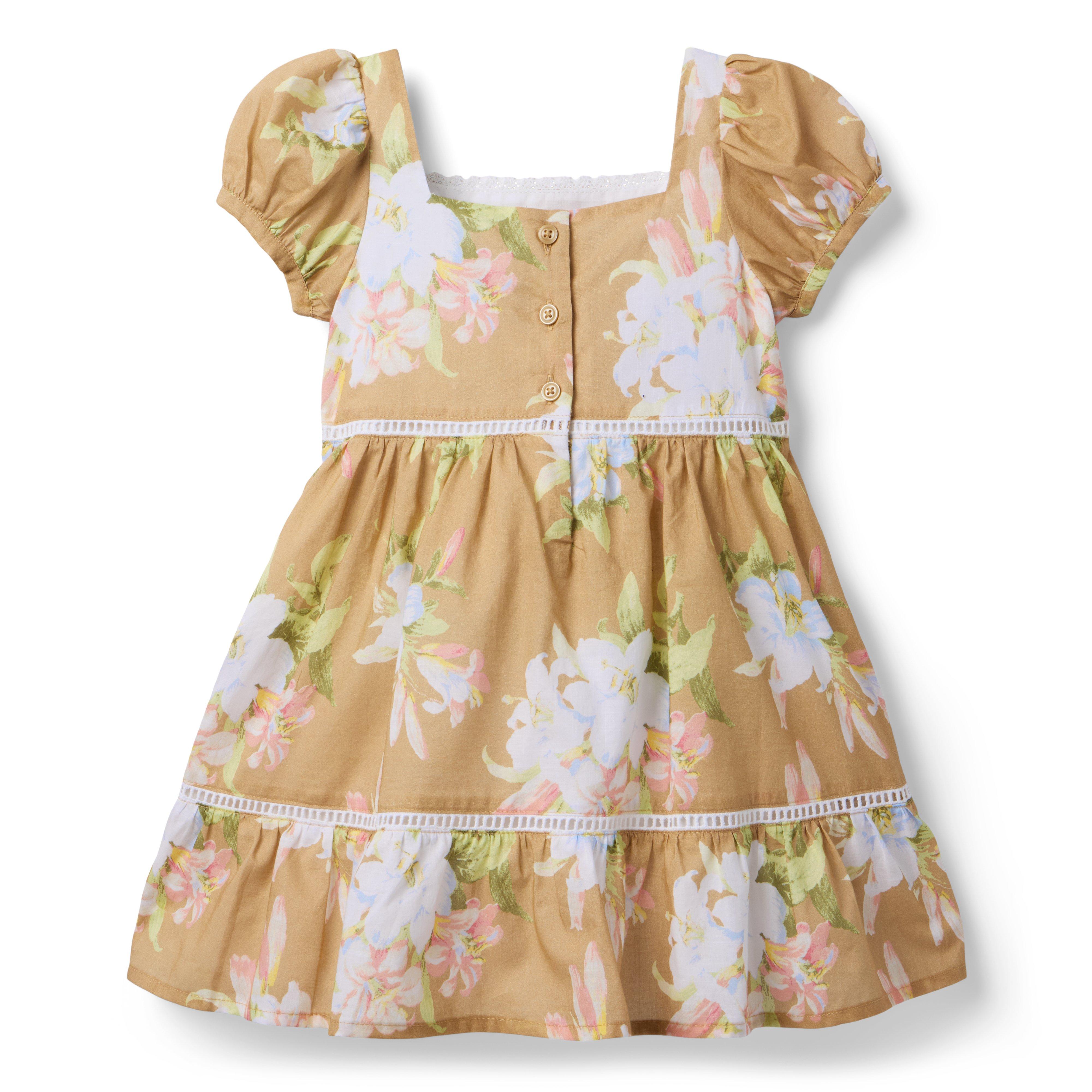 Floral Puff Sleeve Dress image number 1