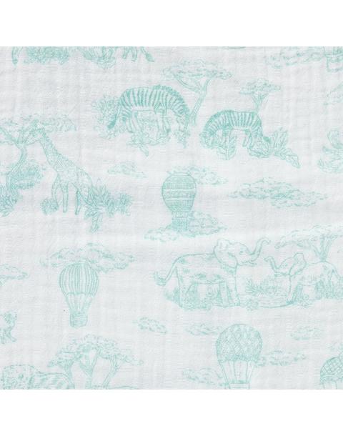 Baby Safari Toile Blanket