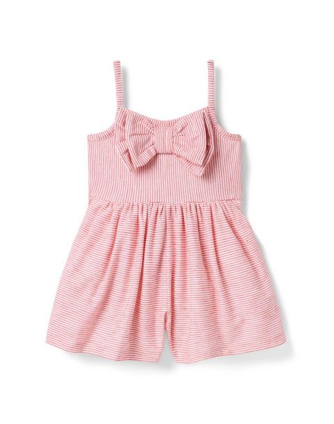 Striped Bow Romper