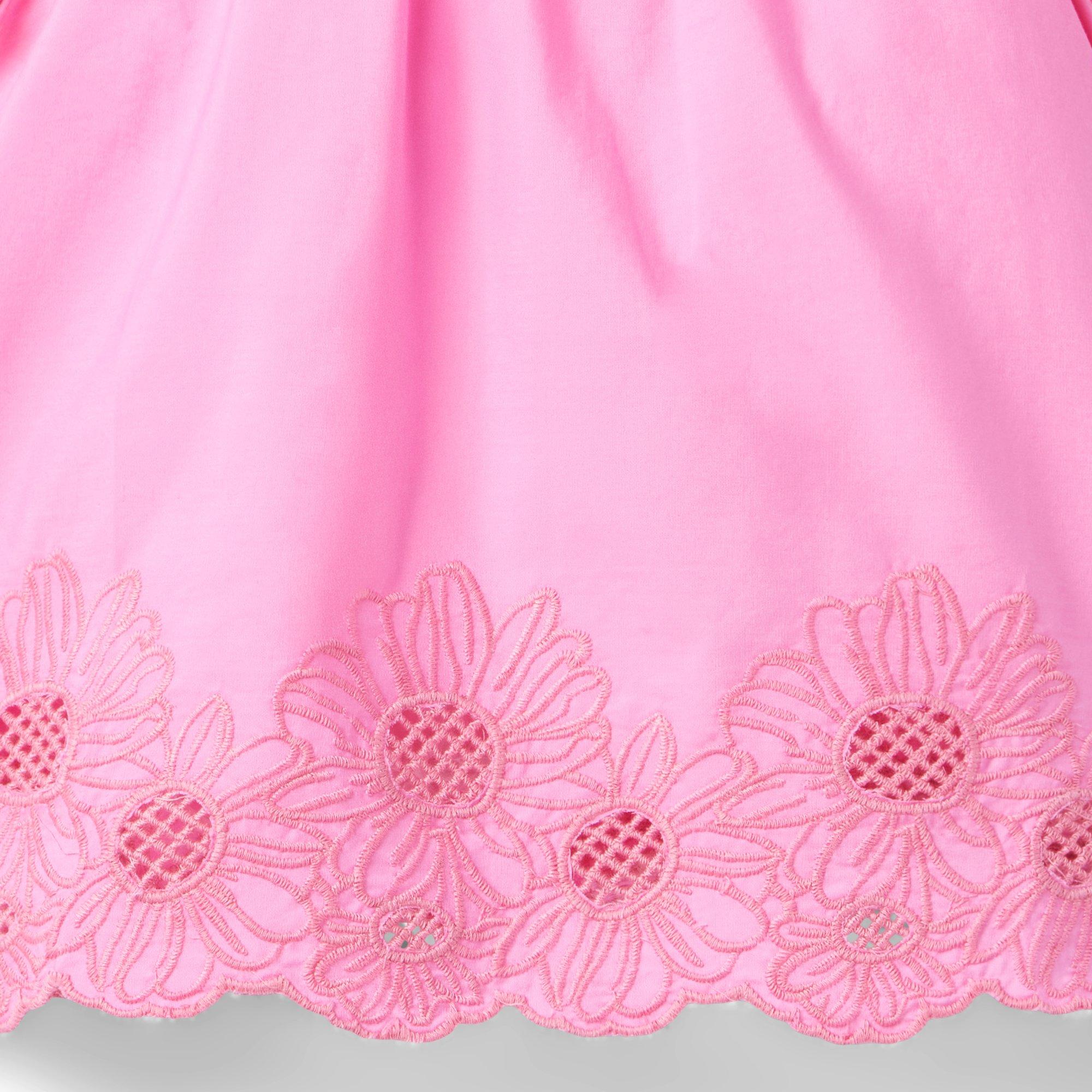 Embroidered Floral Hem Top image number 2