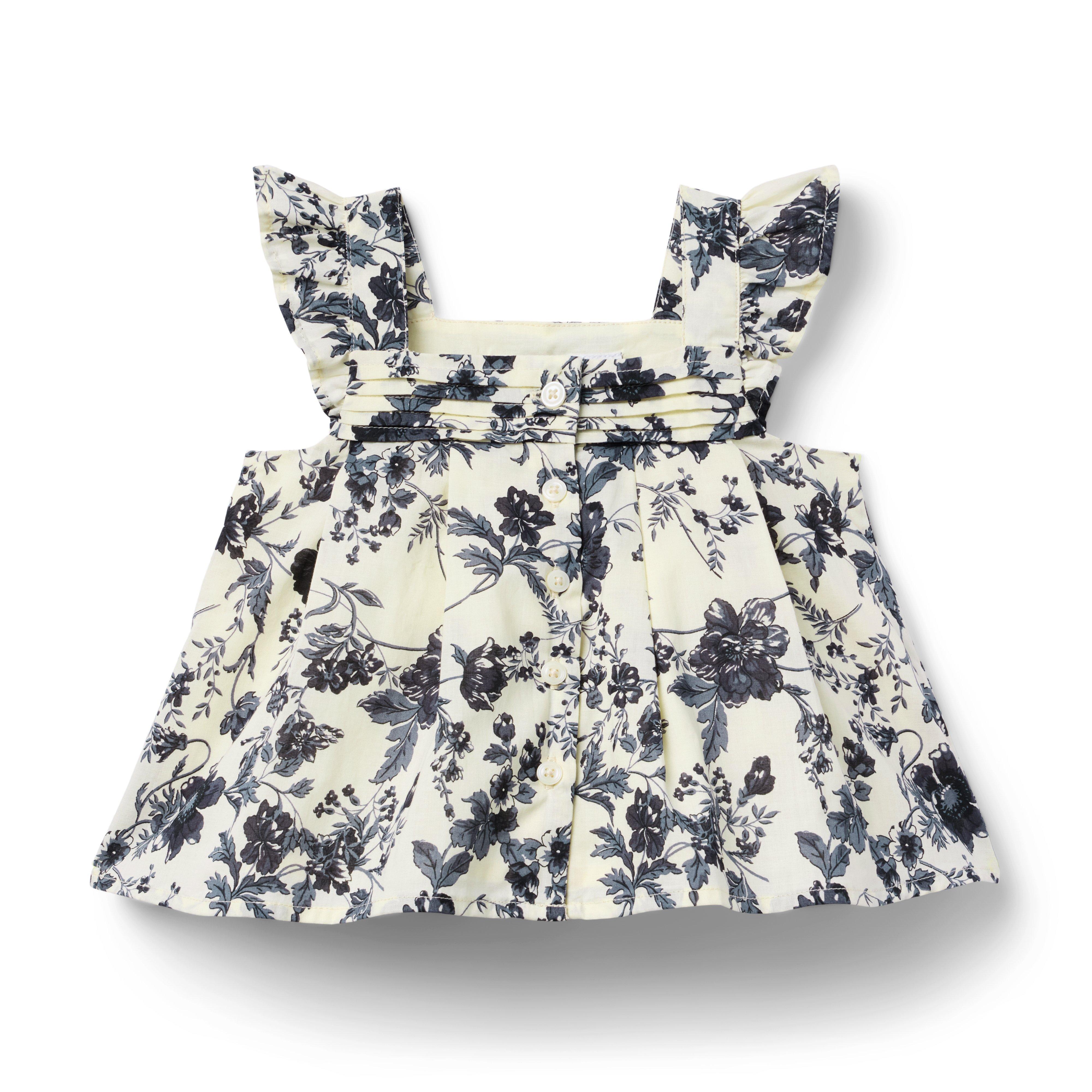 Floral Pleated Top image number 1