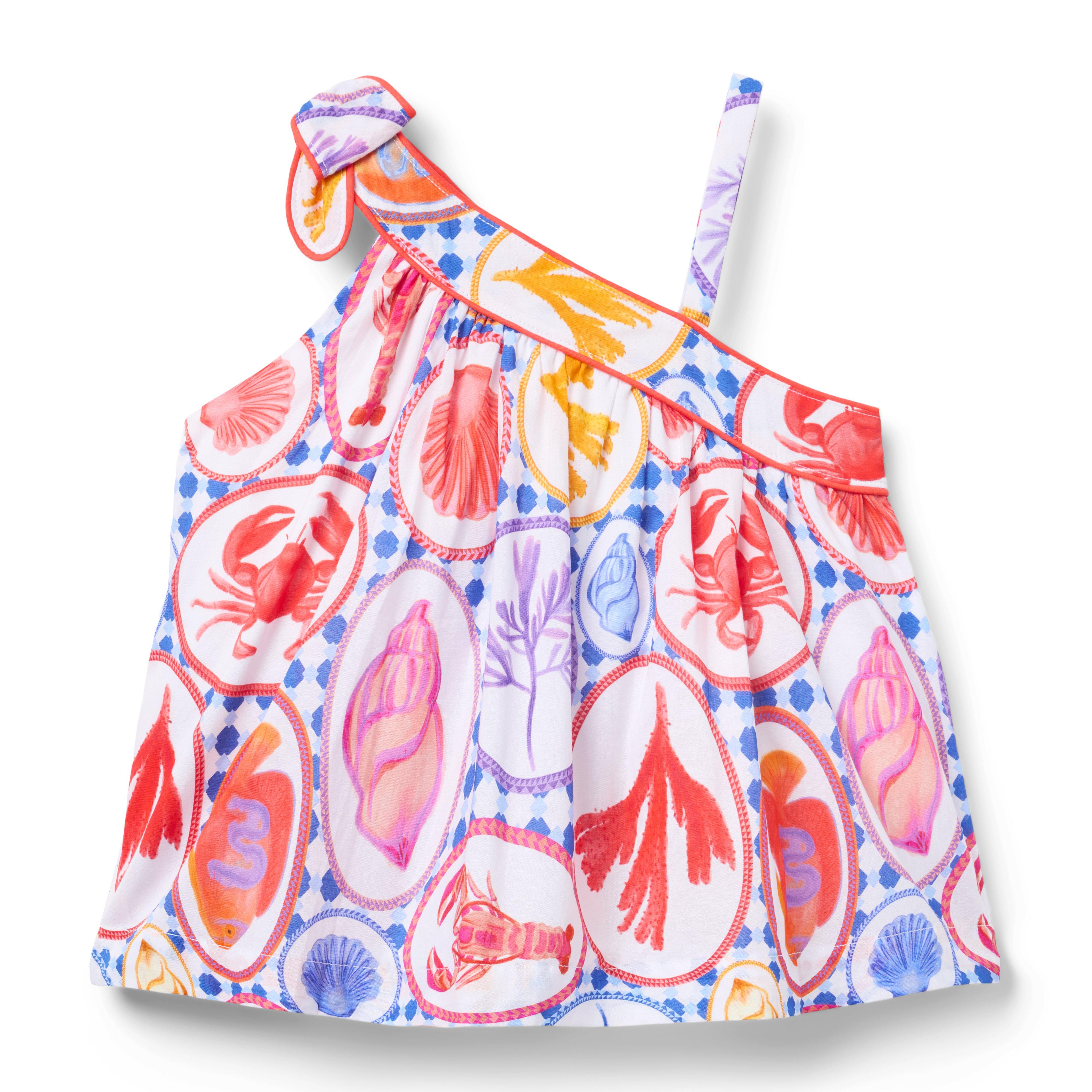 Ocean Icon Bow Shoulder Top image number 1