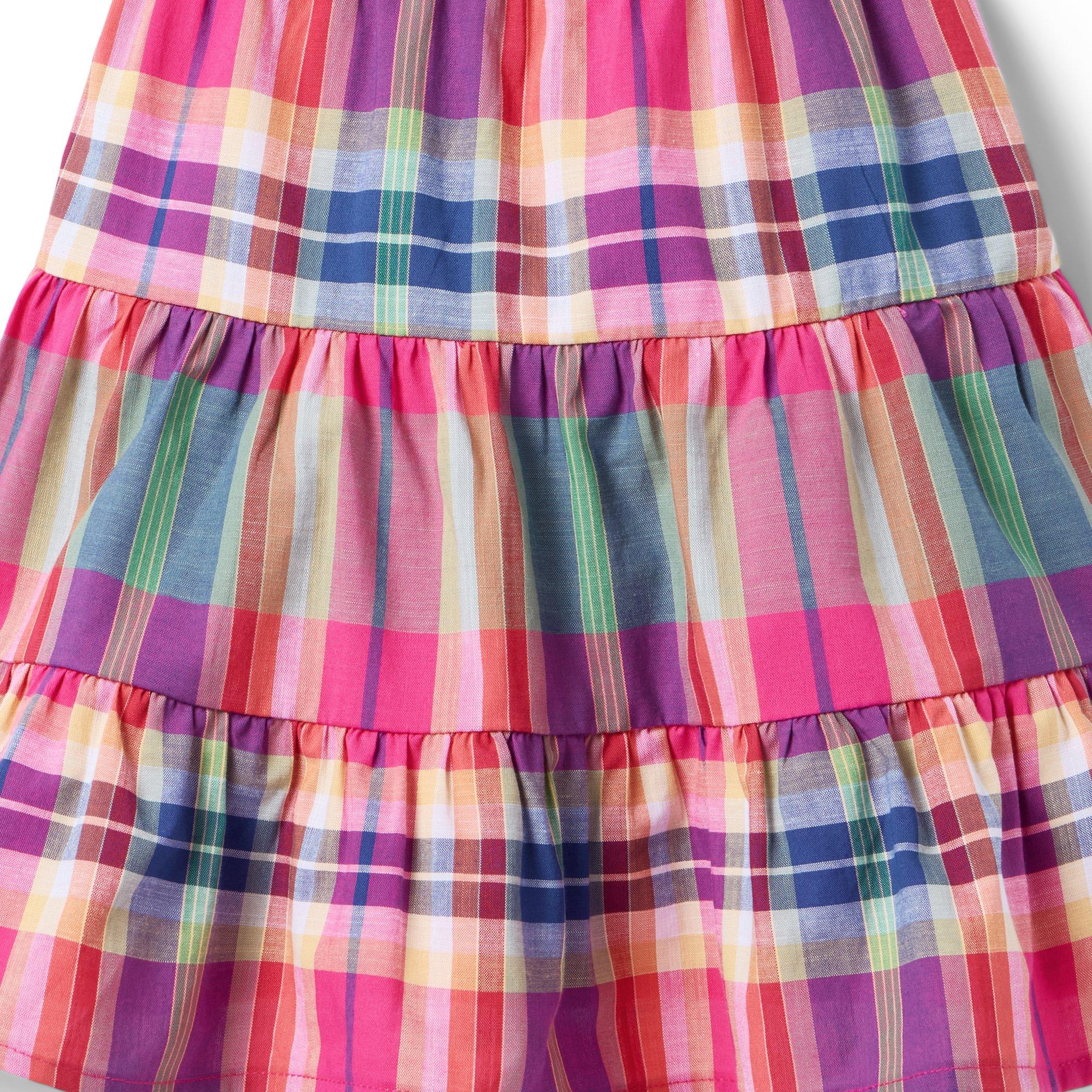 Plaid Tiered Dress image number 2