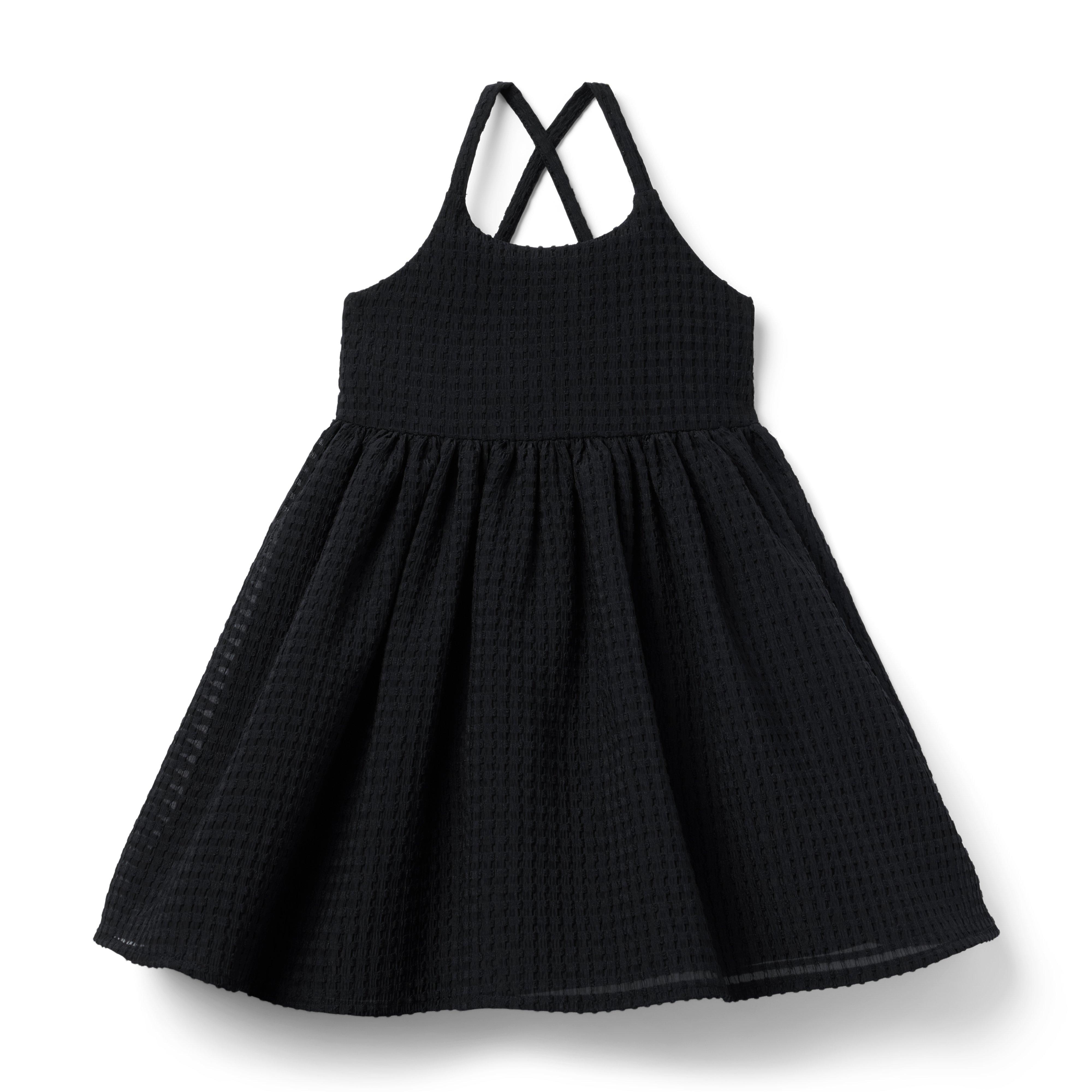 Seersucker Crossback Dress