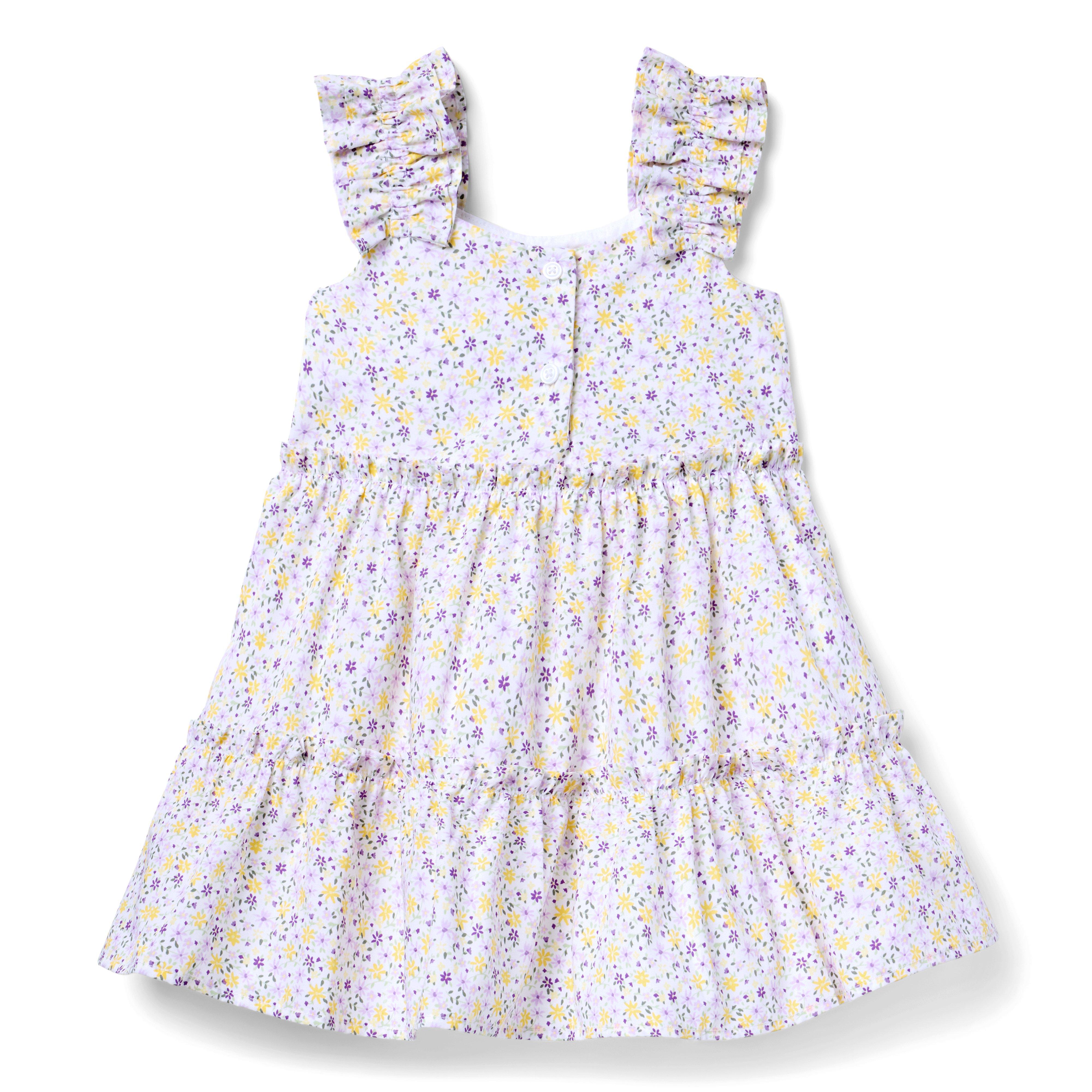 Ditsy Floral Ruffle Strap Dress image number 1